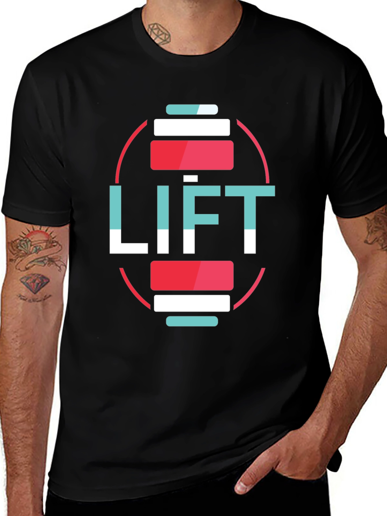 Variant 14 of Lift Graphic Tee - Black