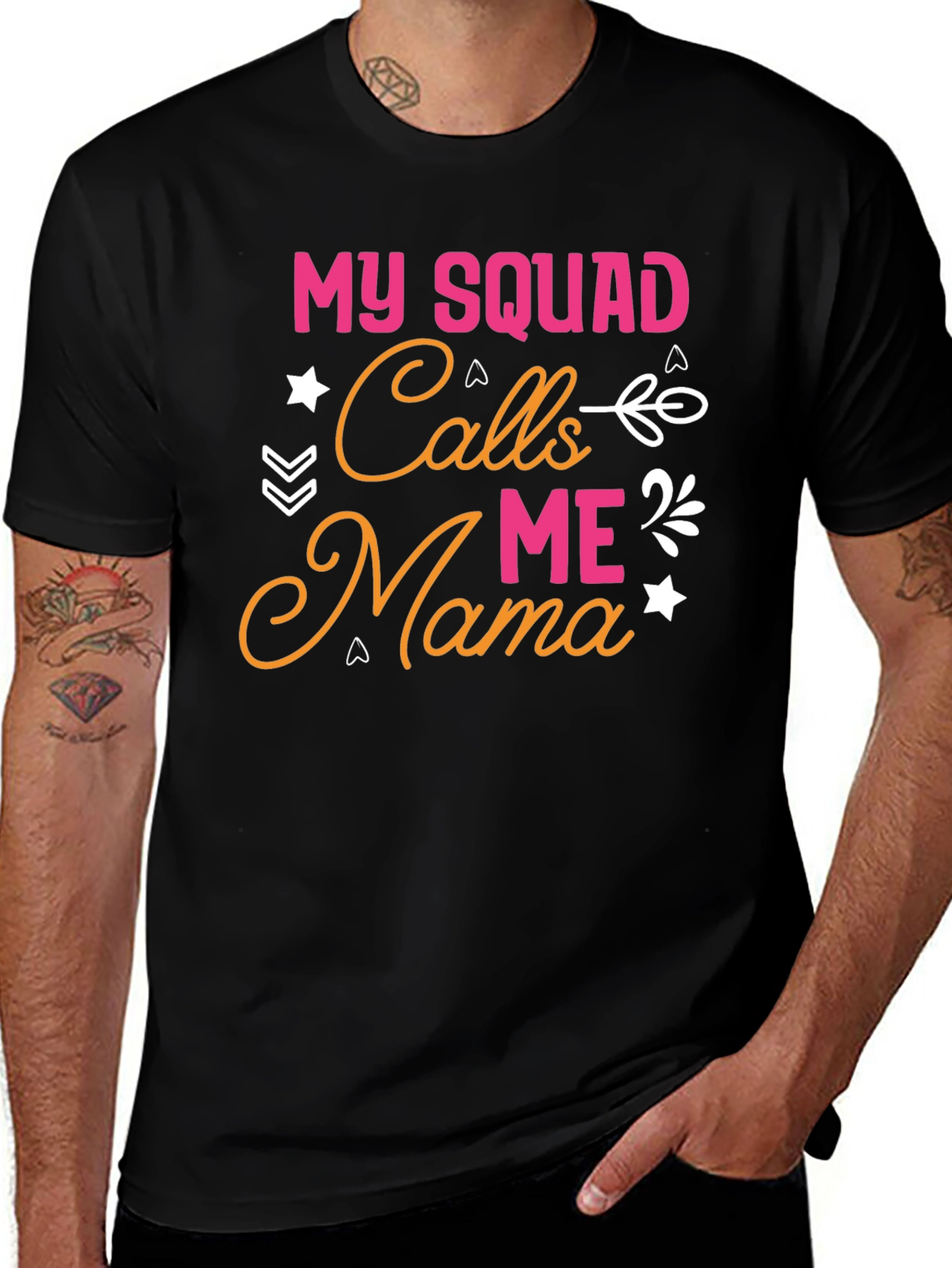 Variant 10 of My Squad Calls Me Mama T-Shirt