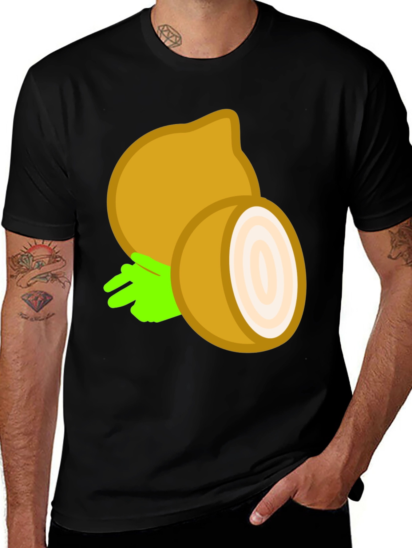 Variant 24 of Funny Onion Graphic Tee - Casual Comfort