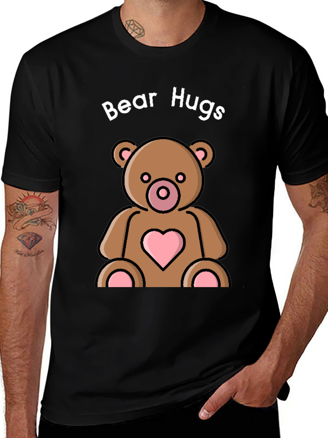 Variant 6 of Bear Hugs Graphic Tee - Cute & Comfy