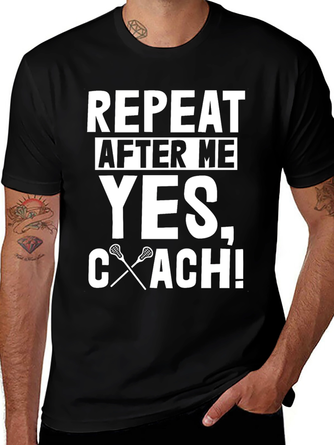 Variant 10 of Repeat After Me Yes, Coach! T-Shirt