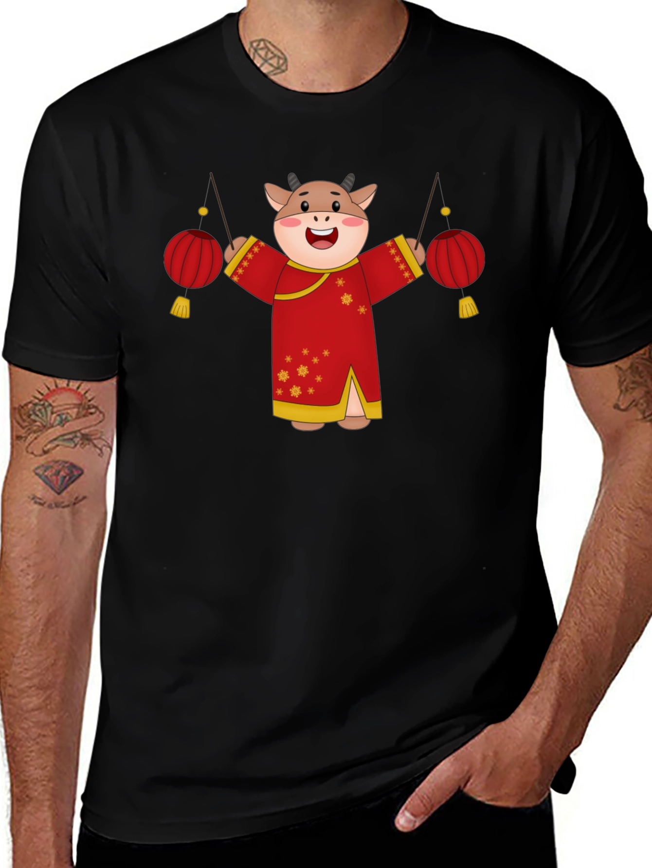 Festive Chinese New Year Ox T-Shirt