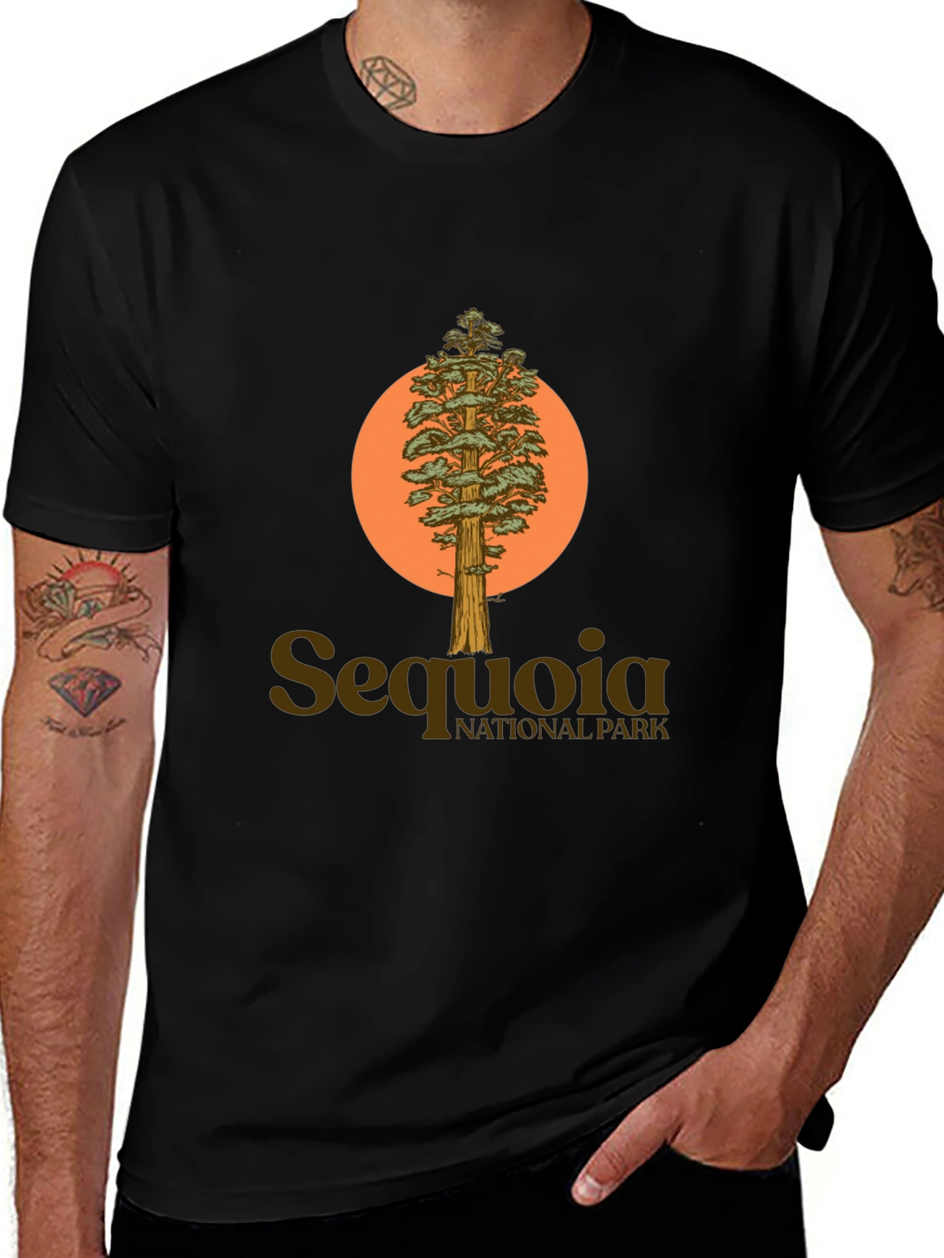 Variant 16 of Sequoia National Park Tree Graphic Tee