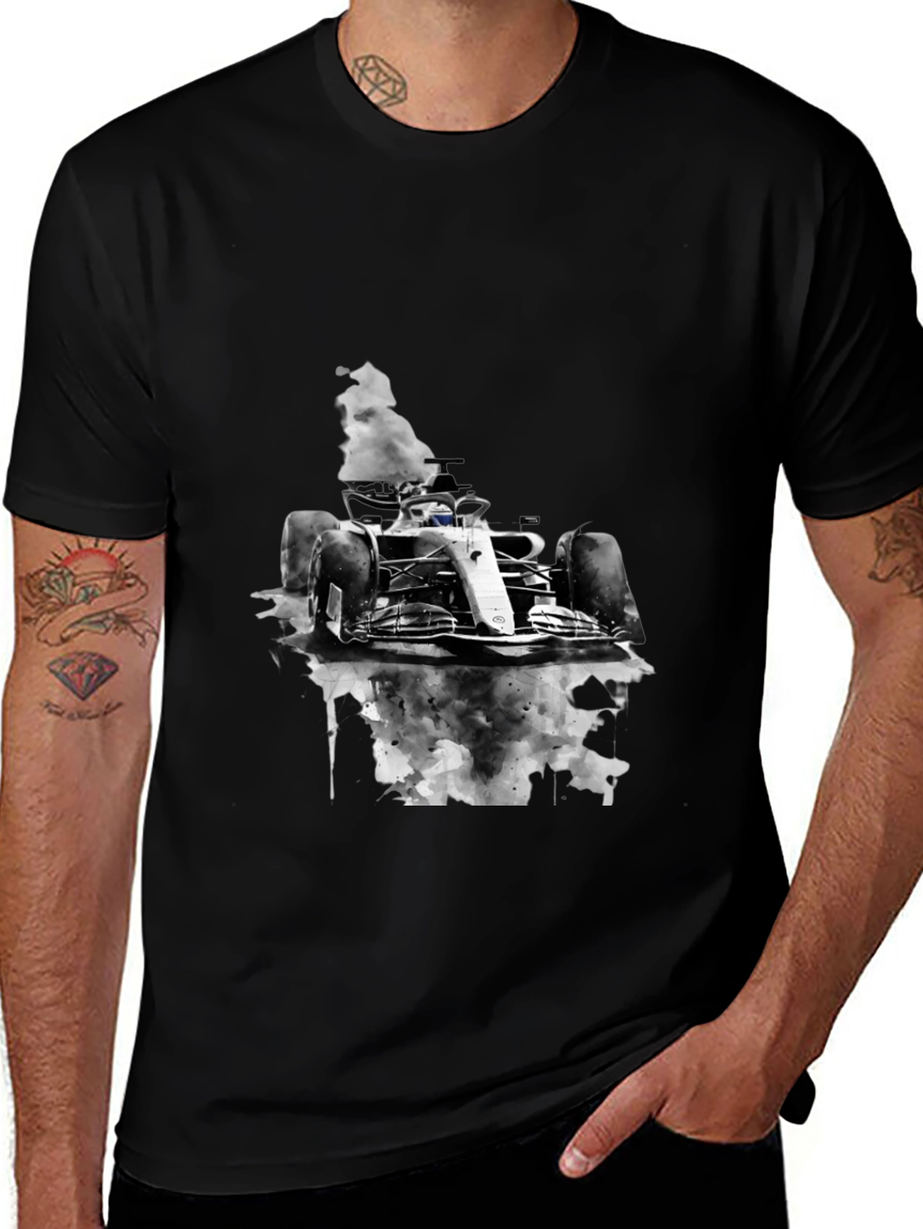 Formula One Race Car Graphic Tee