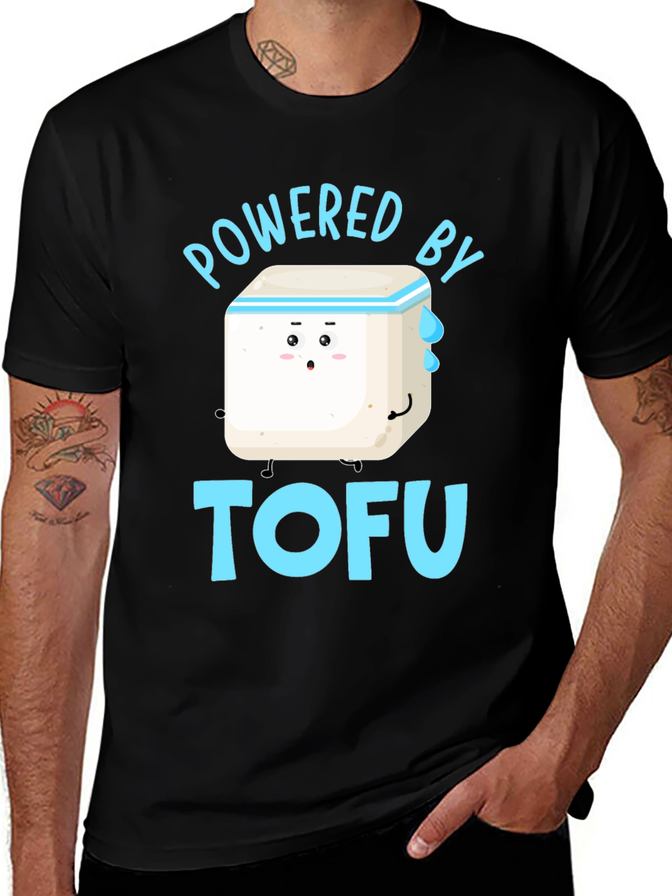 Powered By Tofu Graphic Tee