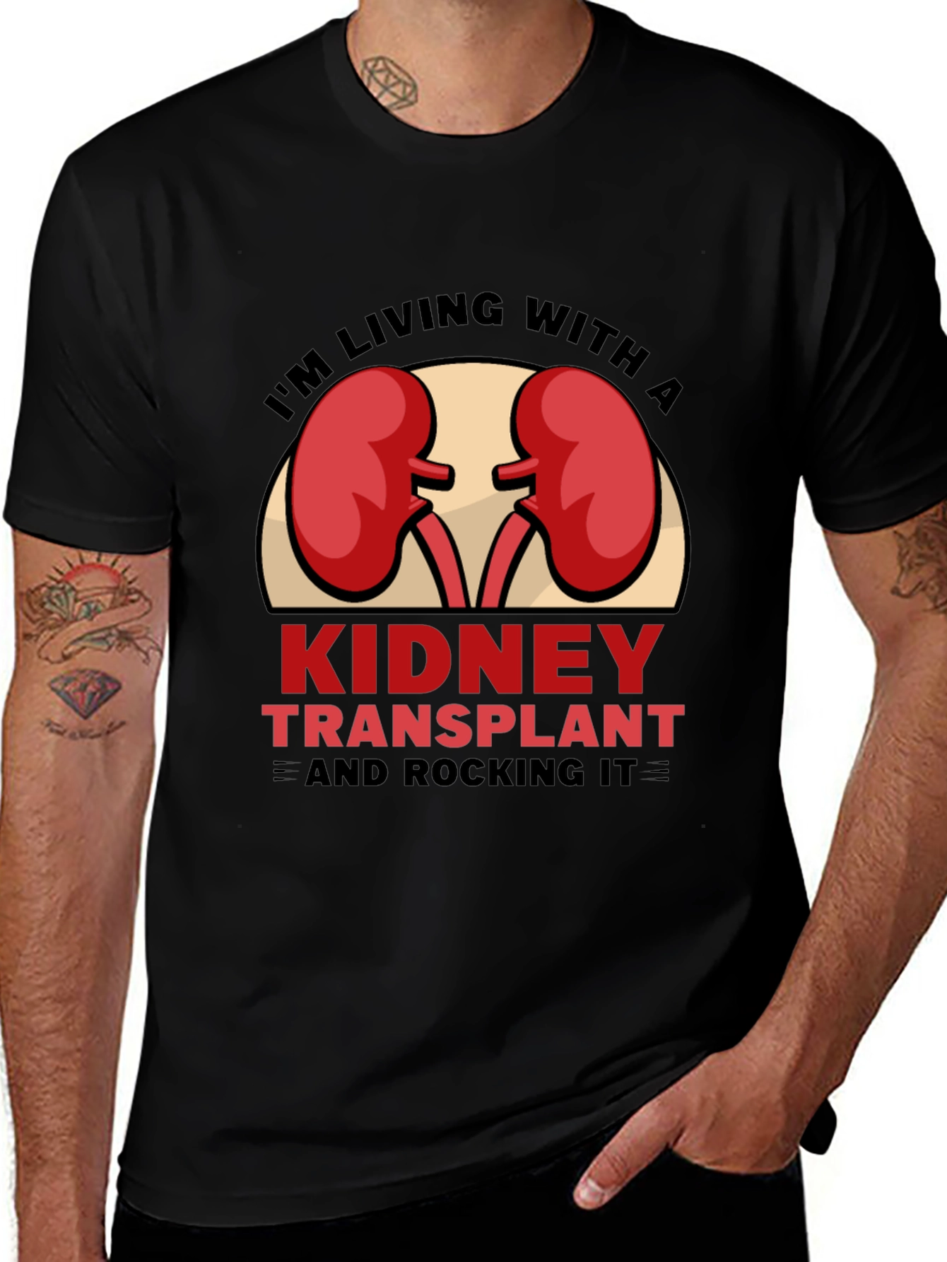 Kidney Transplant Rocking It T-Shirt