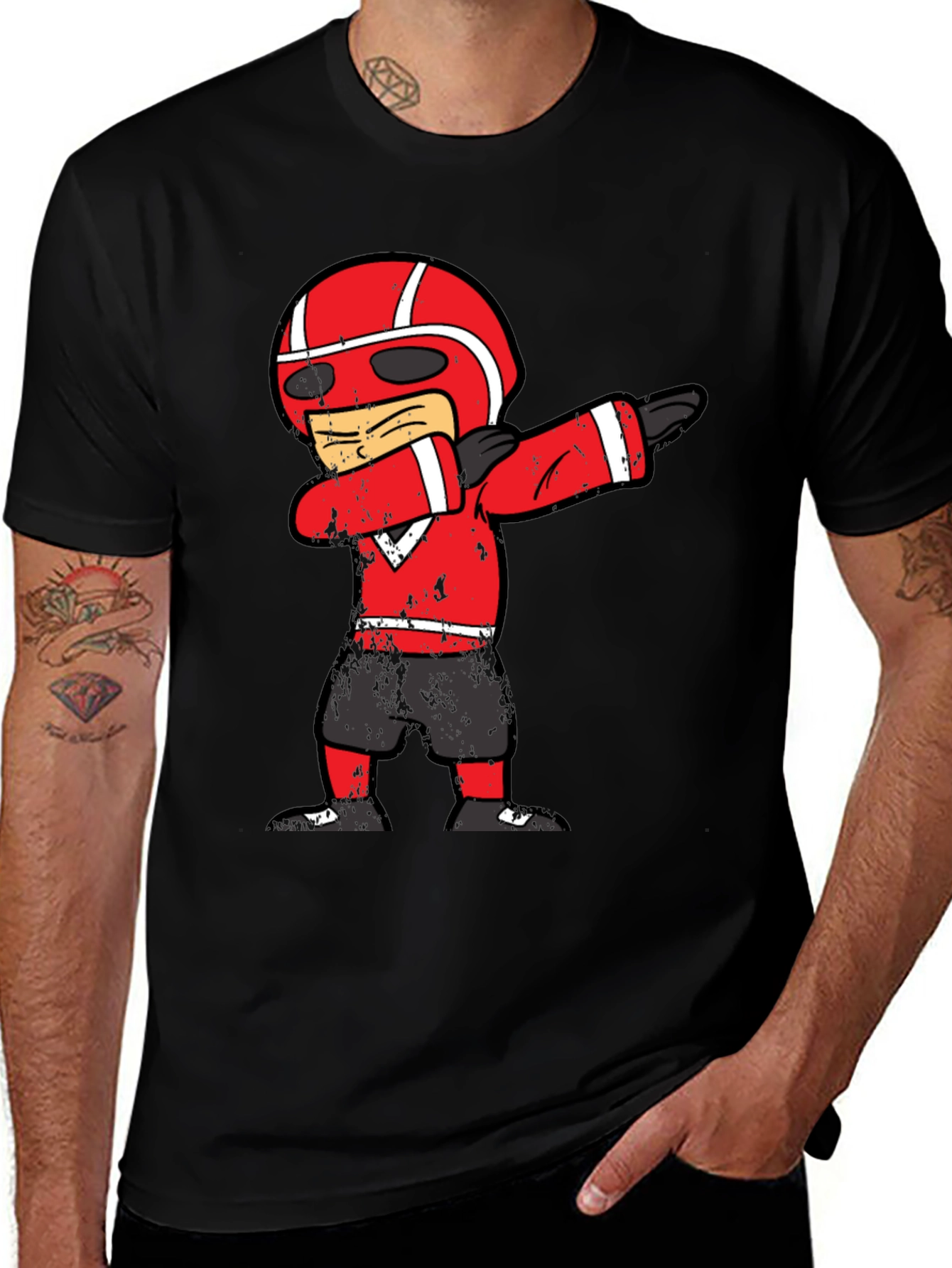 Variant 29 of Dabbing Football Player T-Shirt