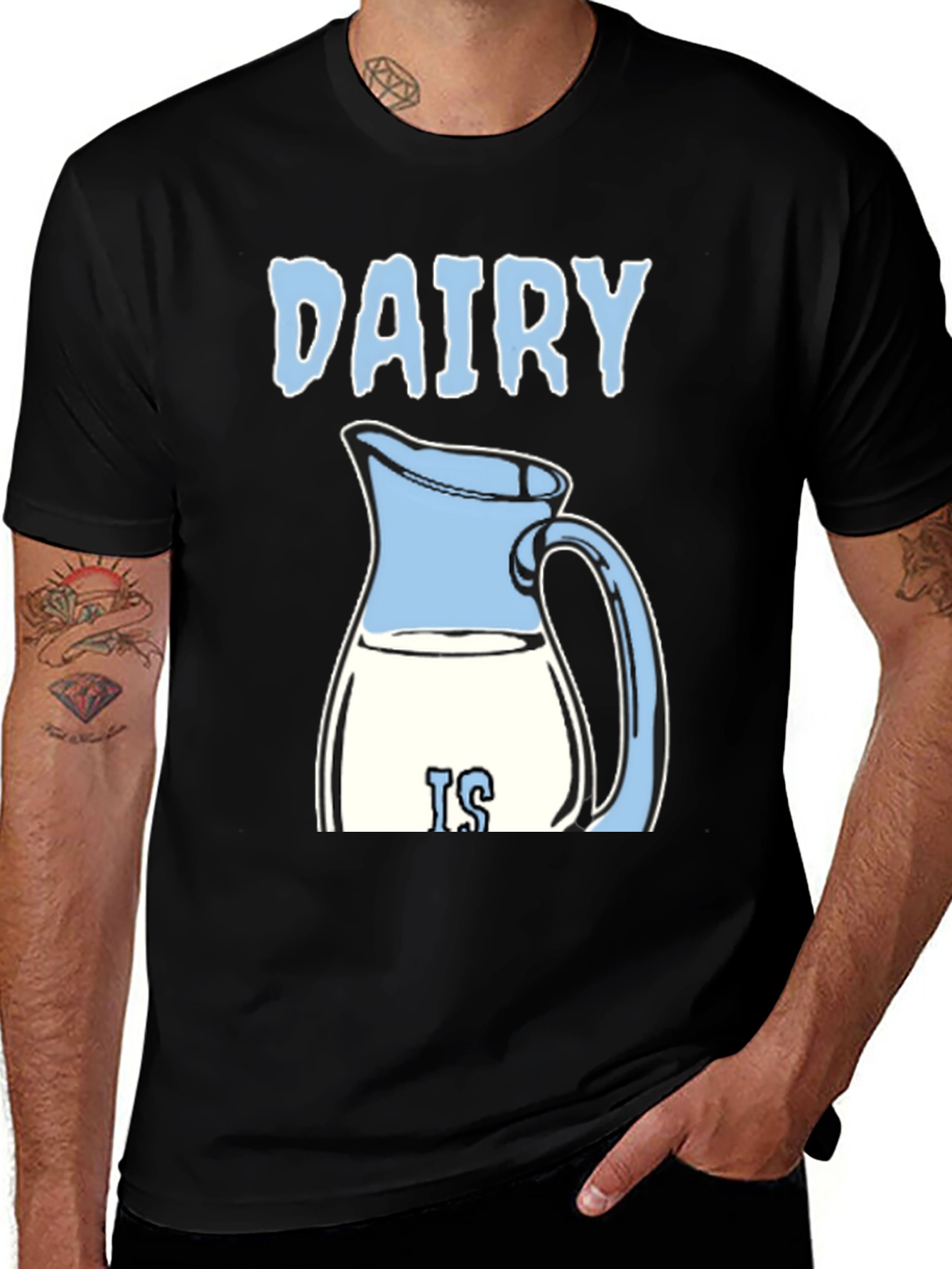 Variant 20 of Dairy Is The Way T-Shirt - Milk Lover Tee