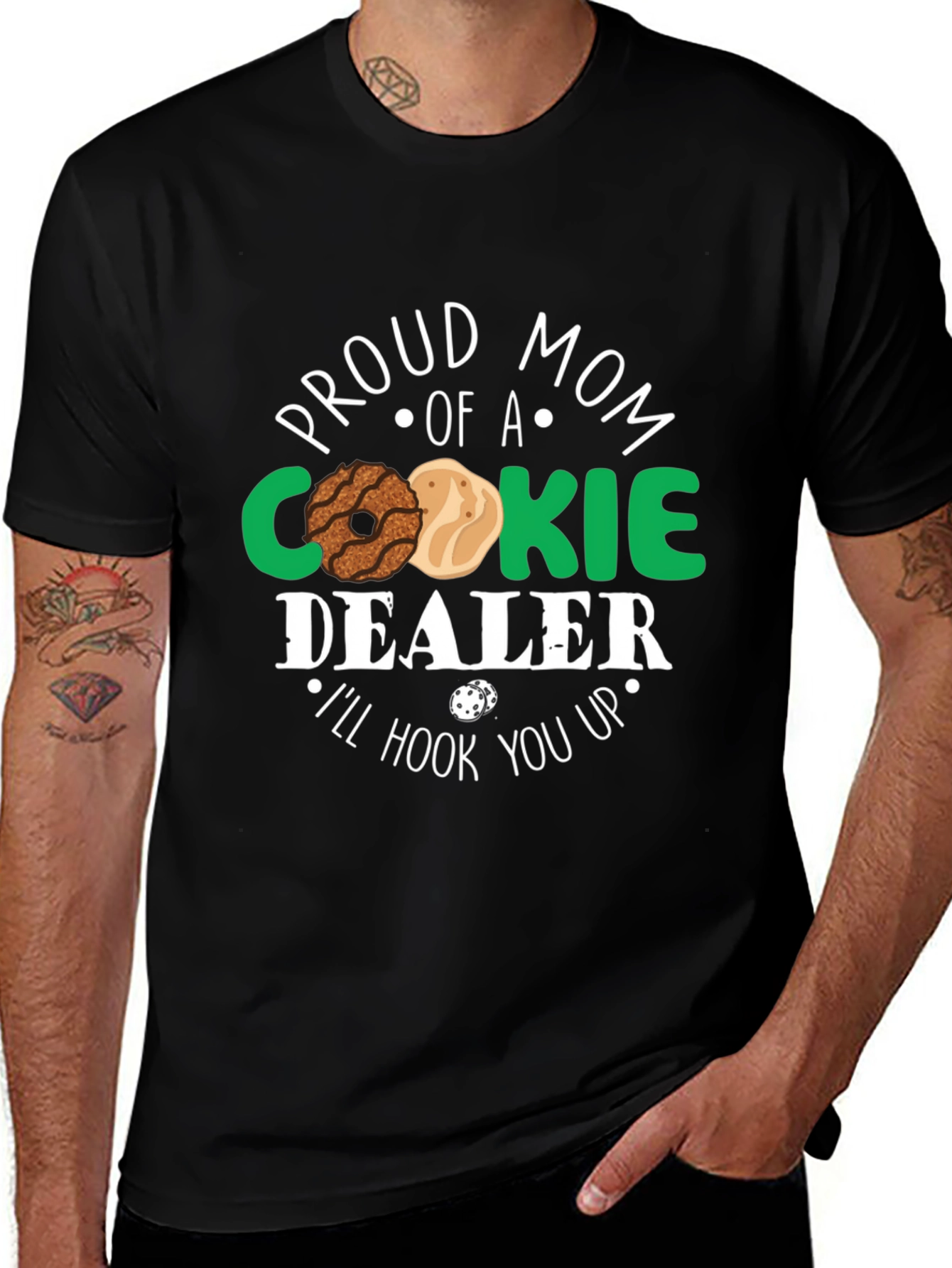 Variant 4 of Proud Mom of a Cookie Dealer Graphic Tee