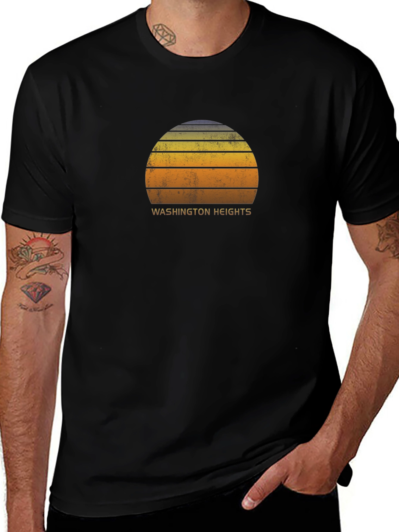 Variant 11 of Washington Heights Retro Sunset Graphic Tee