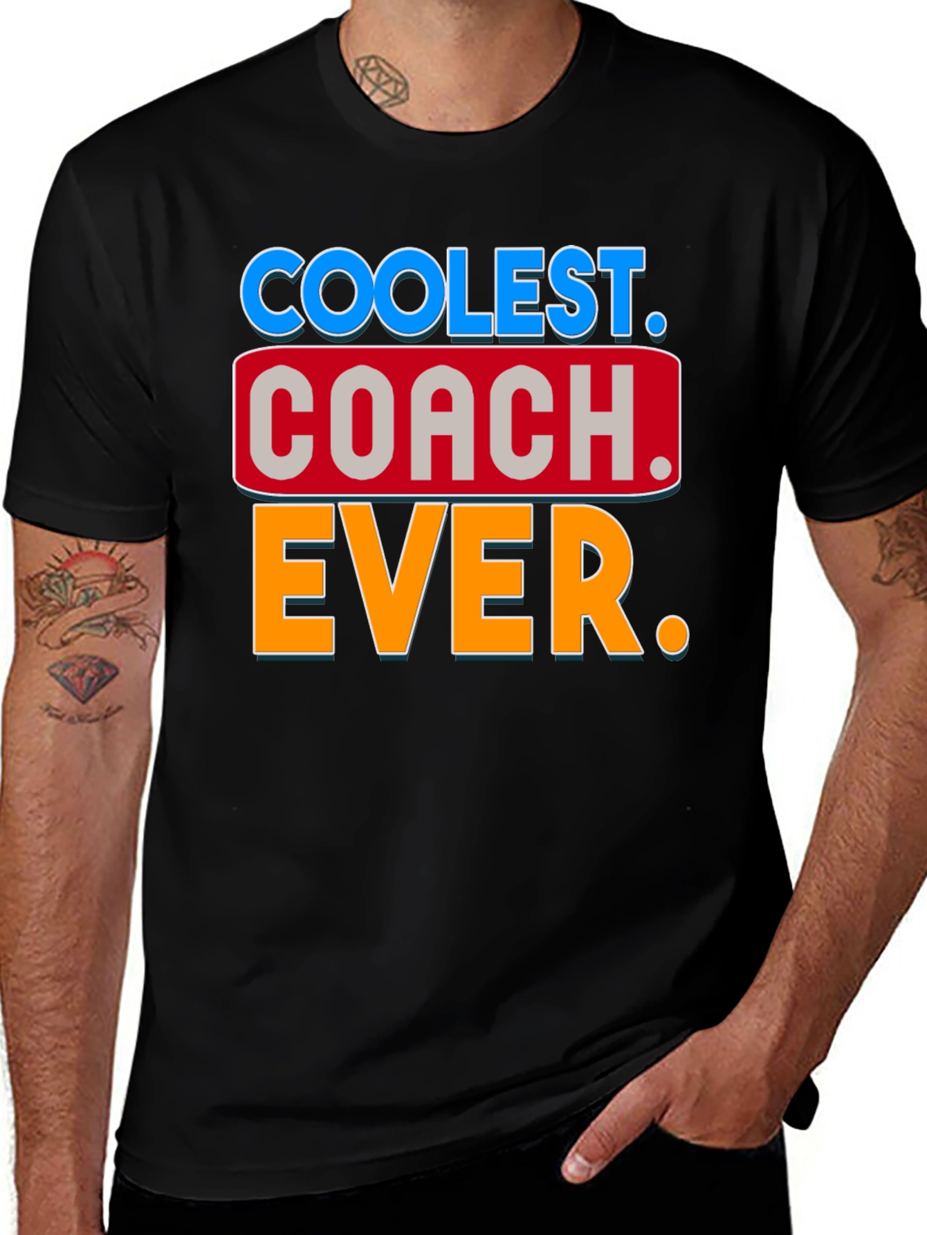Variant 8 of Coolest Coach Ever T-Shirt - Perfect Gift for Coaches