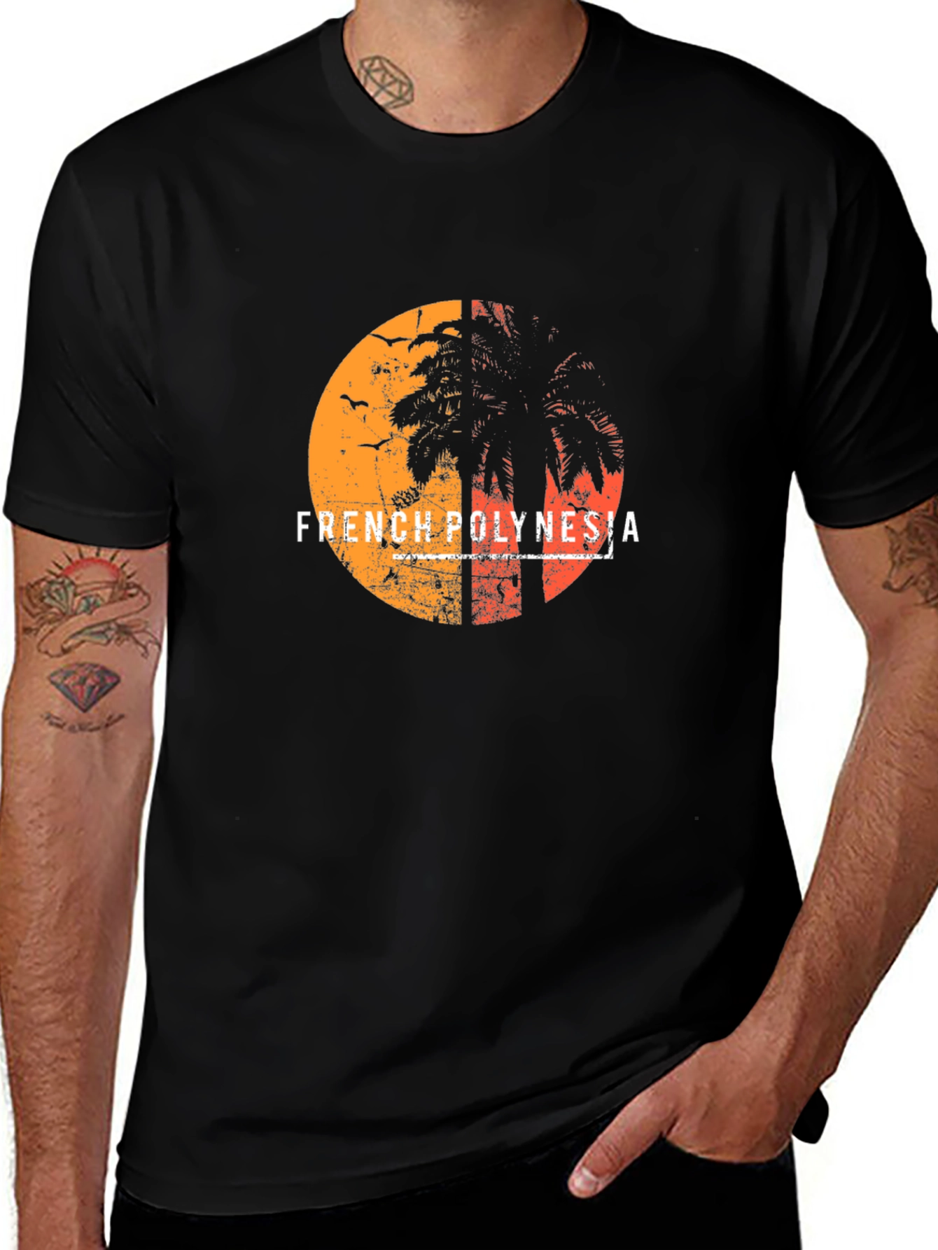 Variant 8 of French Polynesia Sunset T-Shirt