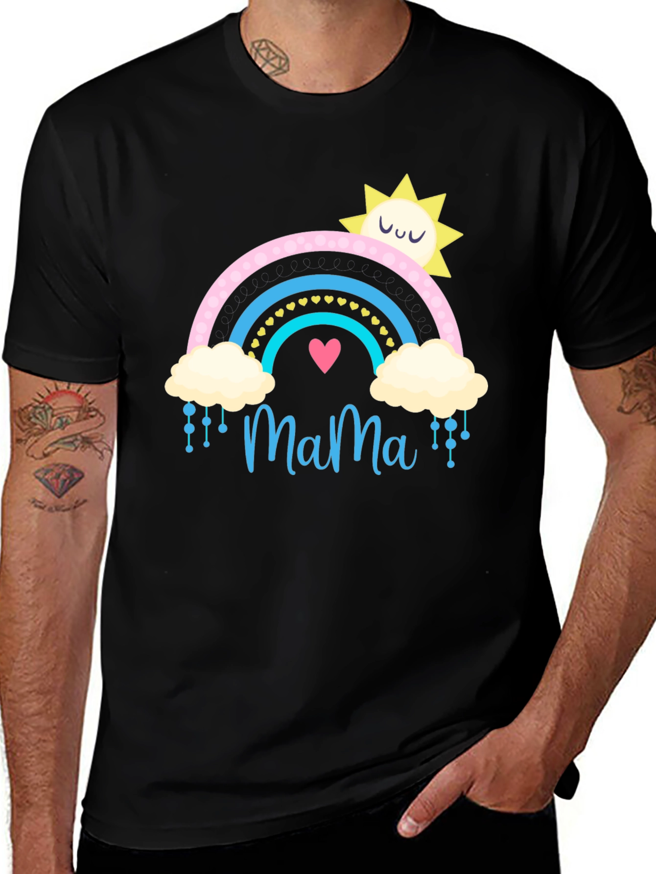 Variant 22 of Mama Rainbow Graphic T-Shirt