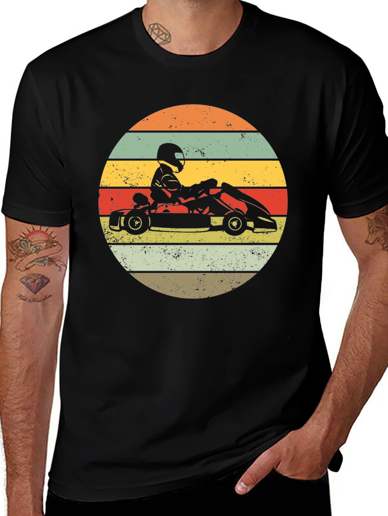 Variant 6 of Retro Go Karting T-Shirt - Vintage Racing Tee