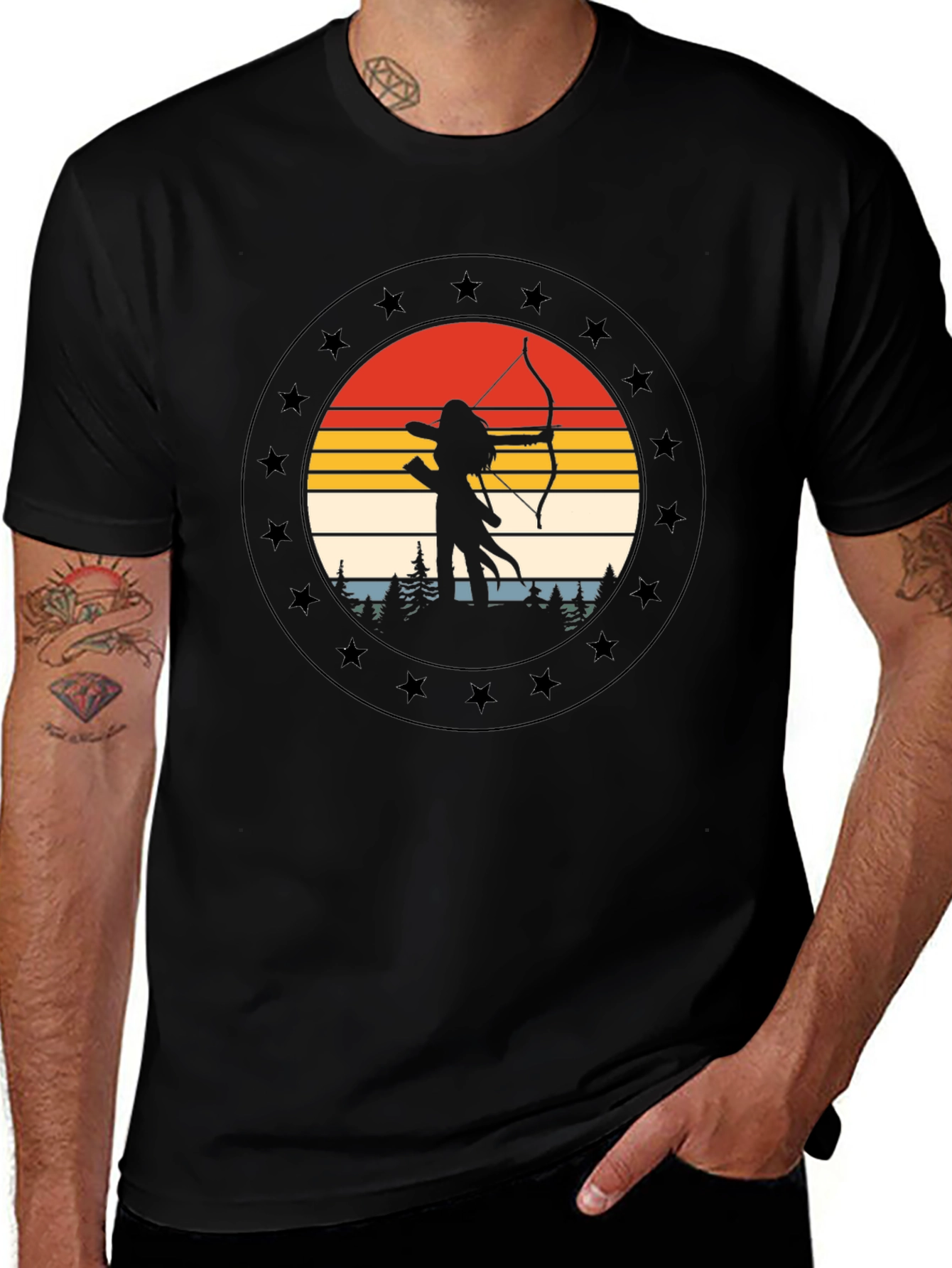 Variant 14 of Archer Silhouette T-Shirt