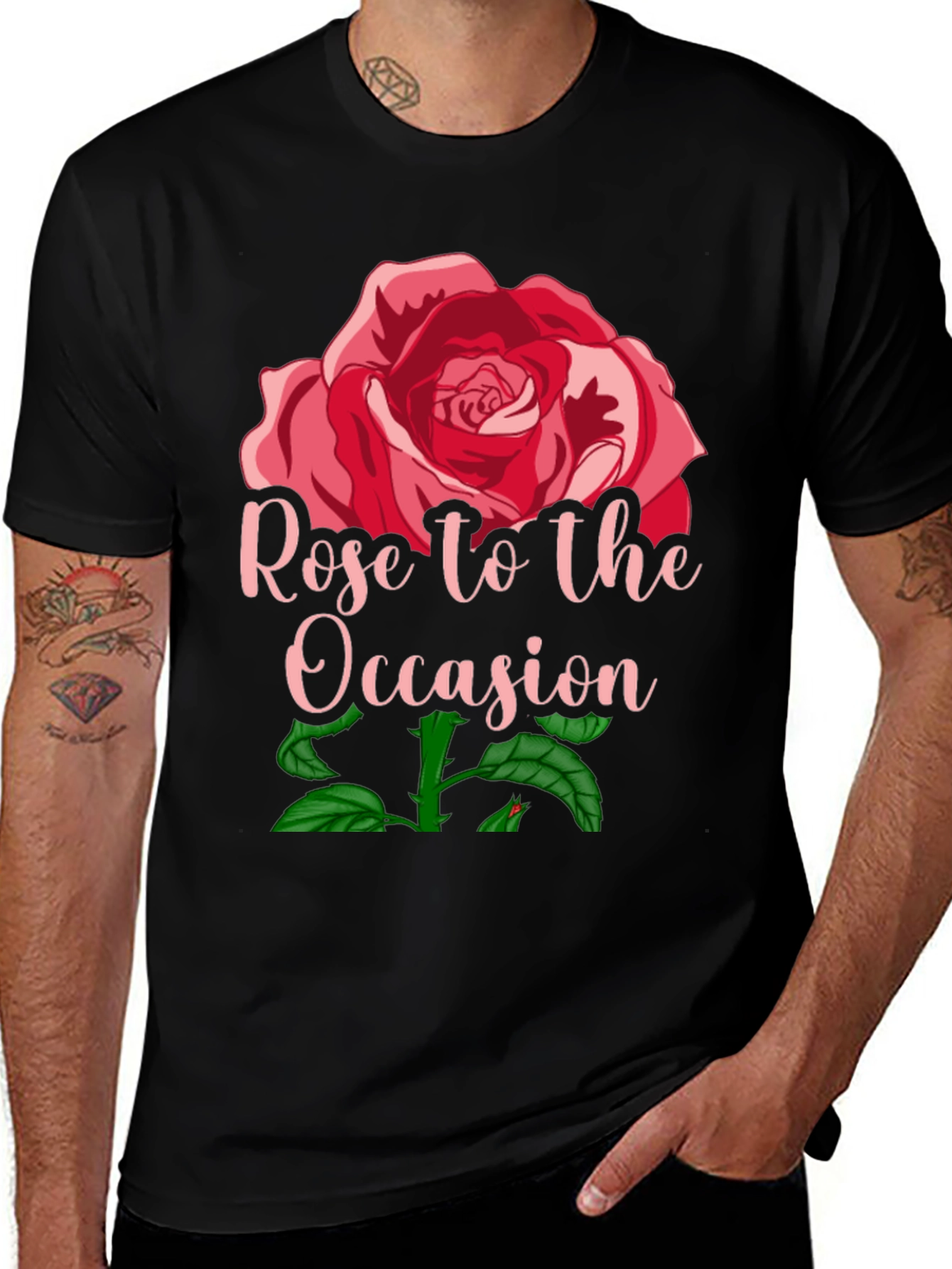 Variant 20 of Rose to the Occasion Graphic T-Shirt