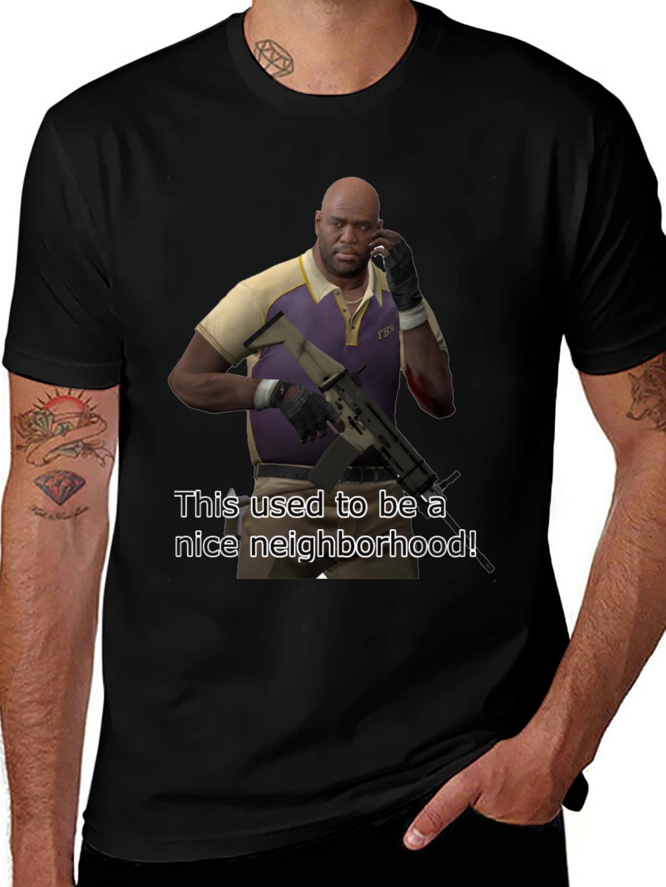Left 4 Dead 2 Louis "Nice Neighborhood" T-Shirt