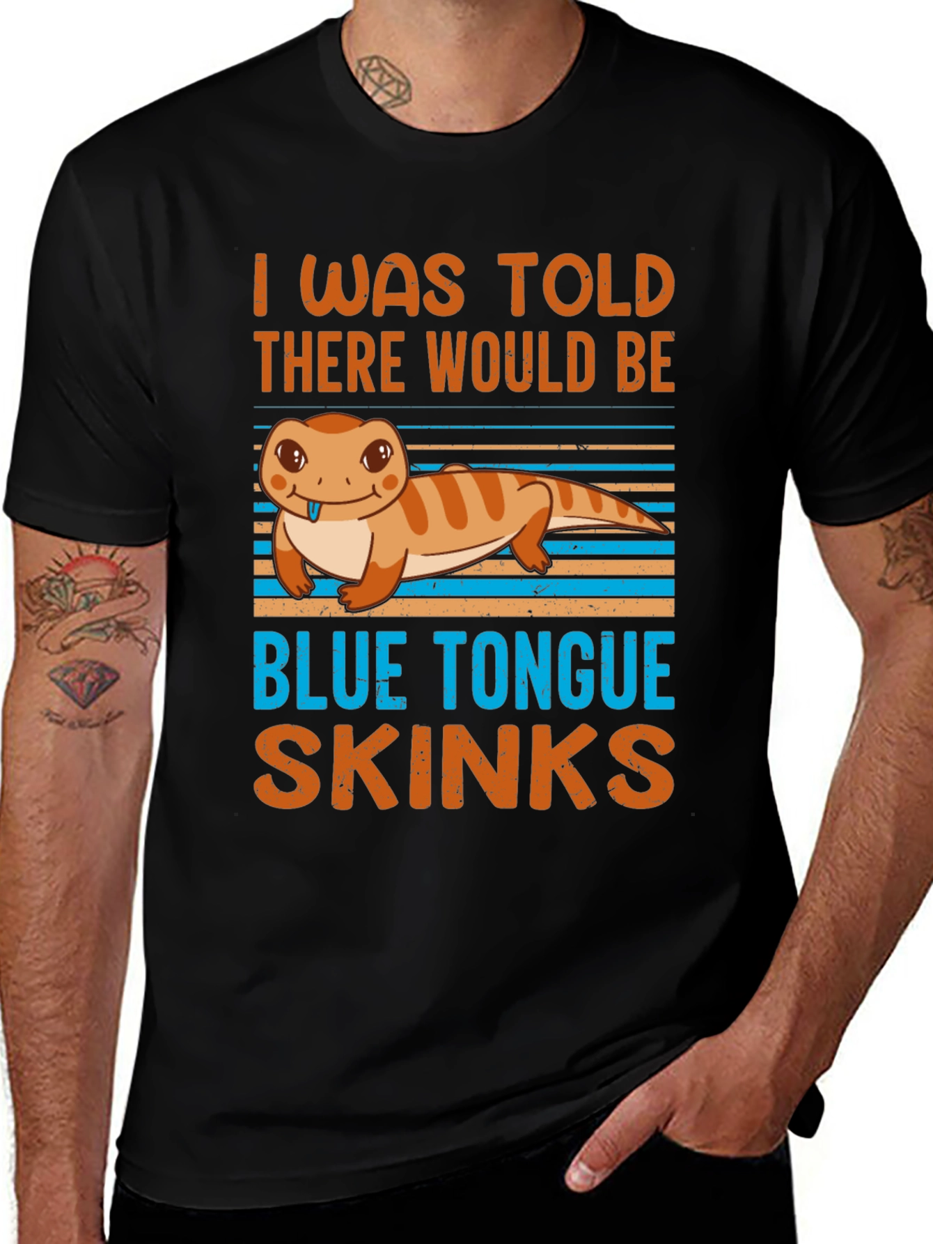 Variant 5 of Blue Tongue Skinks Graphic T-Shirt