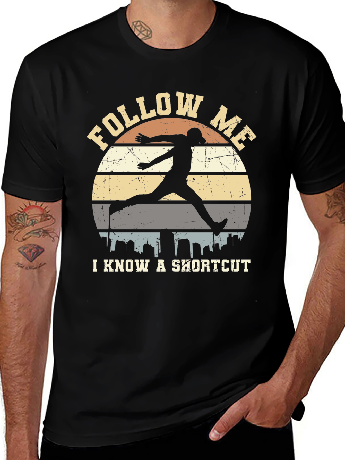 Variant 12 of Follow Me Shortcut Graphic Tee