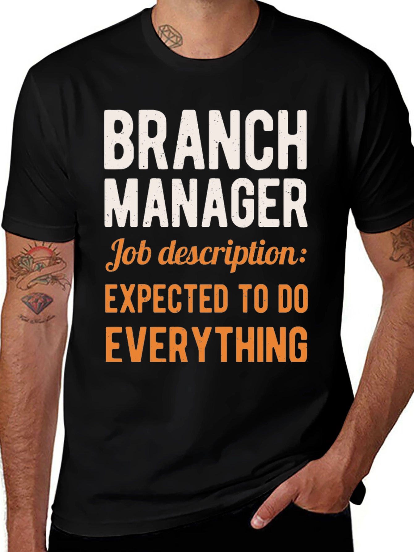 Branch Manager Job Description T-Shirt