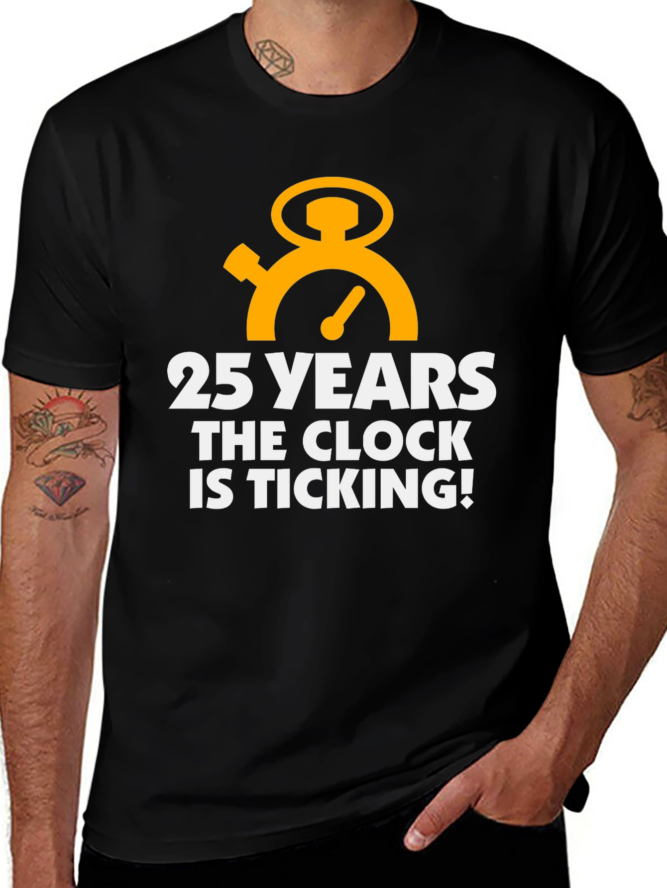 25 Years the Clock is Ticking Graphic Tee