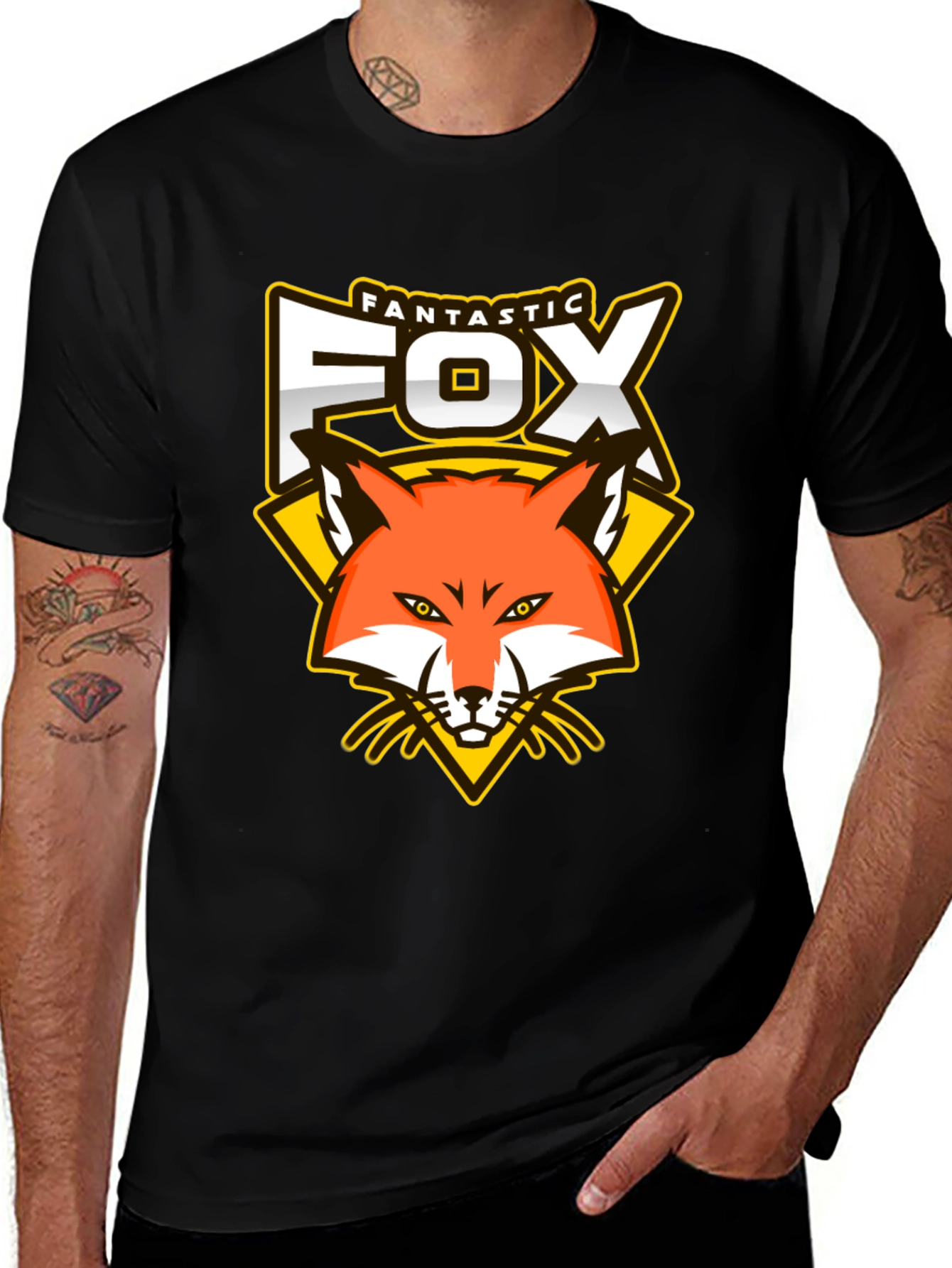 Variant 13 of Fantastic Fox Graphic T-Shirt - Cool Animal Design