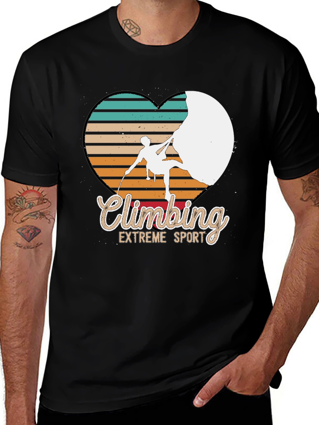 Climbing Extreme Sport T-Shirt