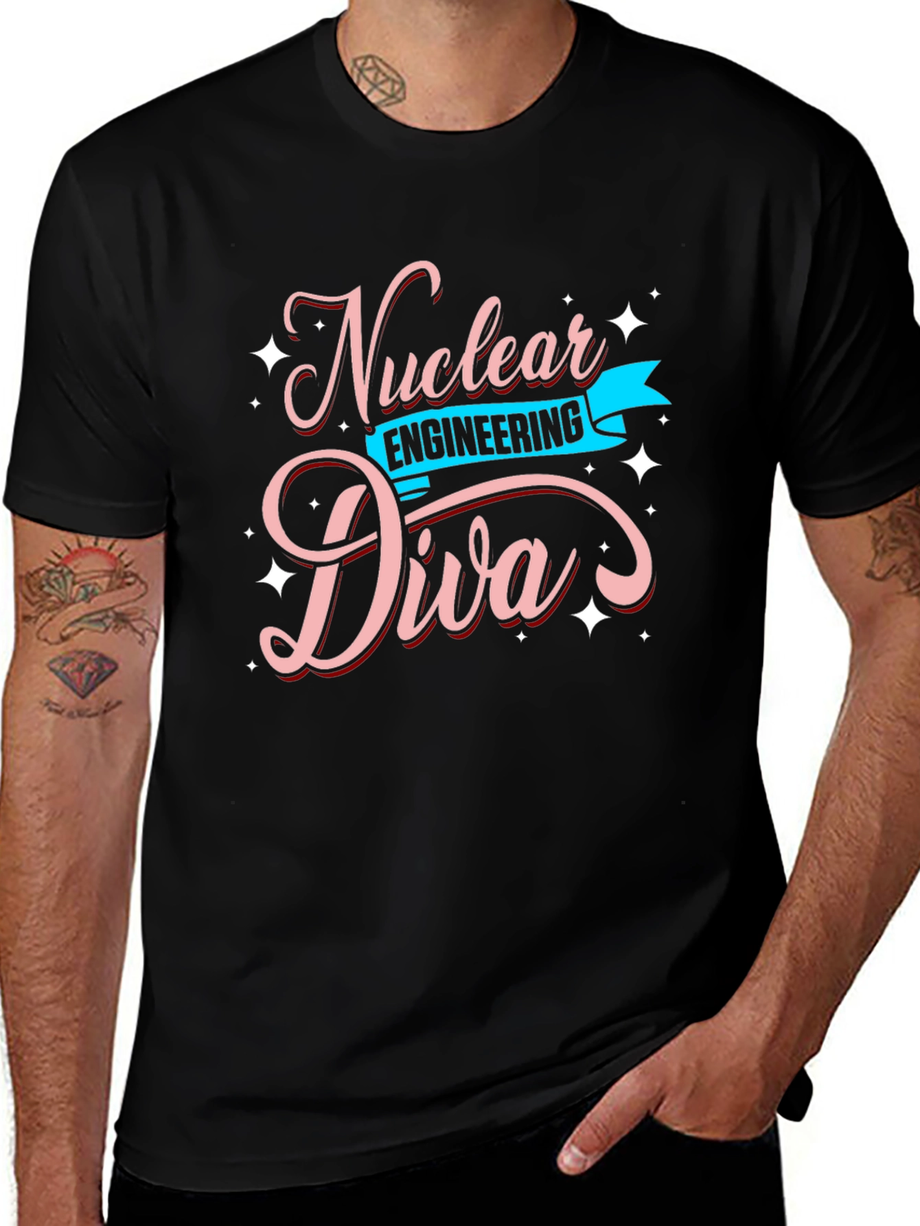 Variant 24 of Nuclear Engineering Diva T-Shirt - Black Cotton Tee