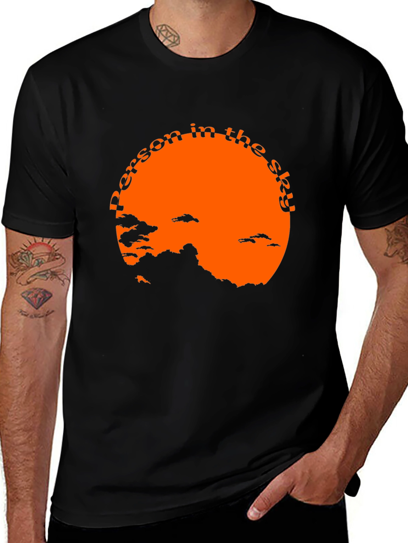 Black Person in the Sky Graphic Tee main image