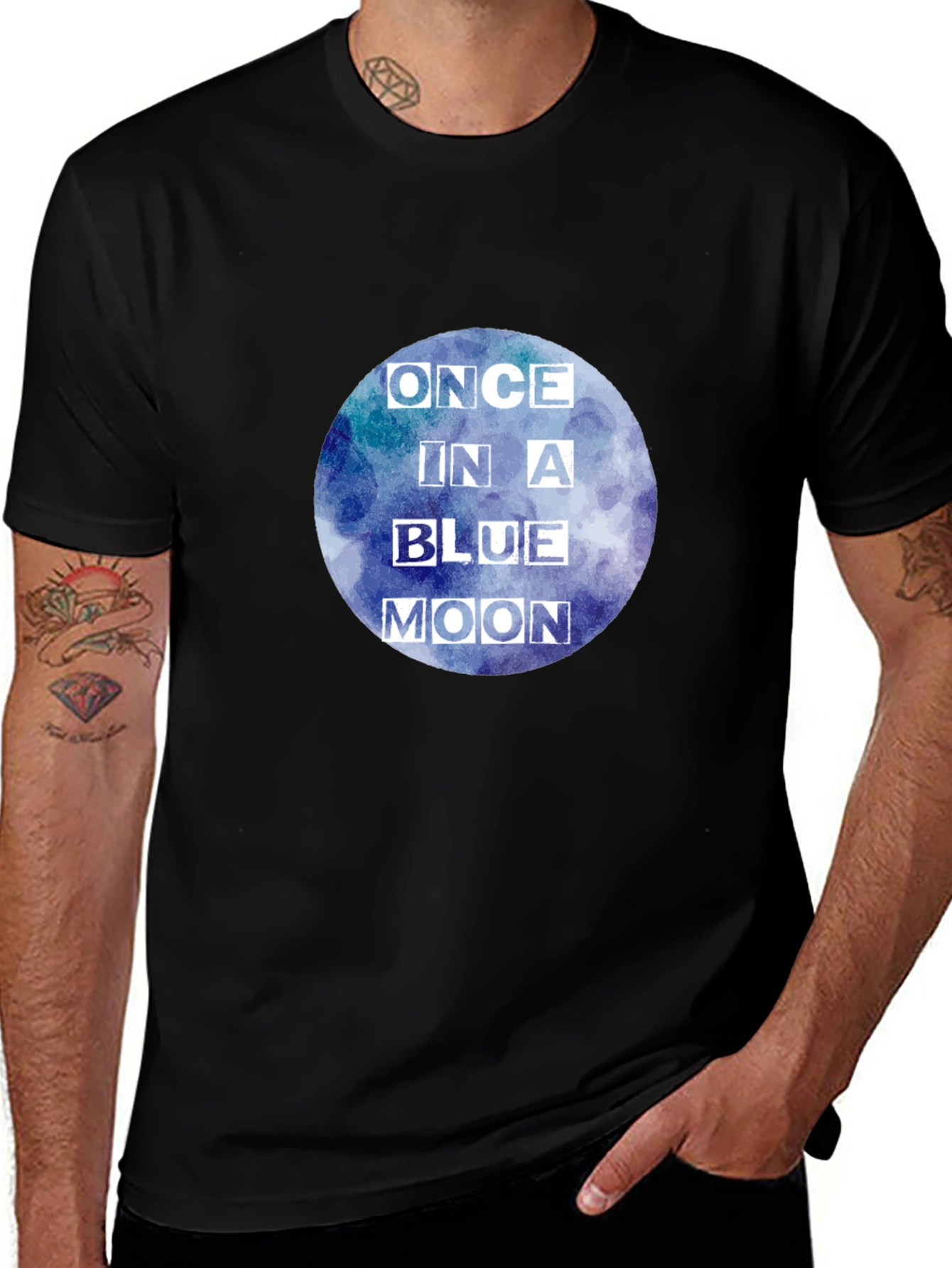 Variant 21 of Once In A Blue Moon Graphic Tee