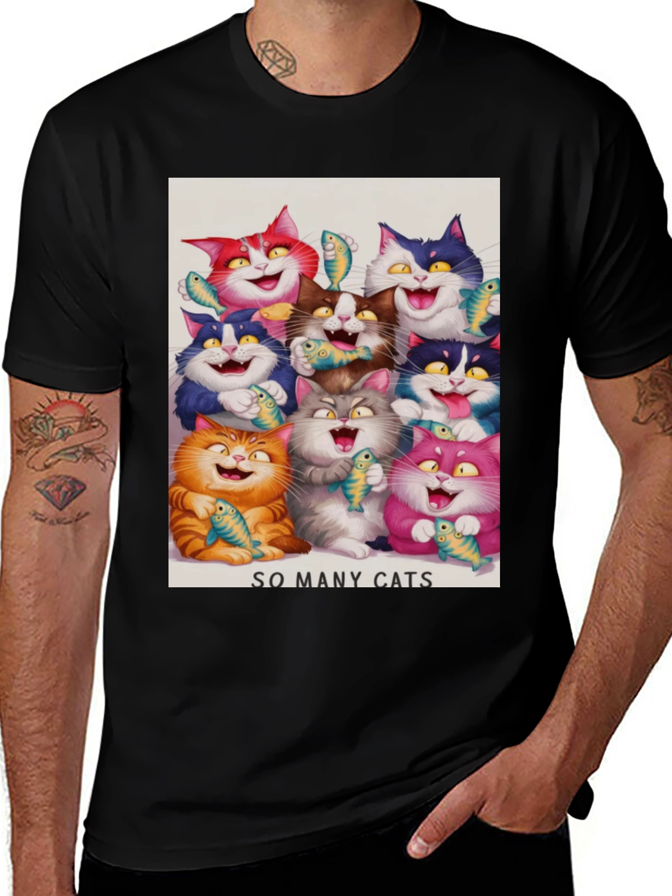 Variant 19 of So Many Cats T-Shirt