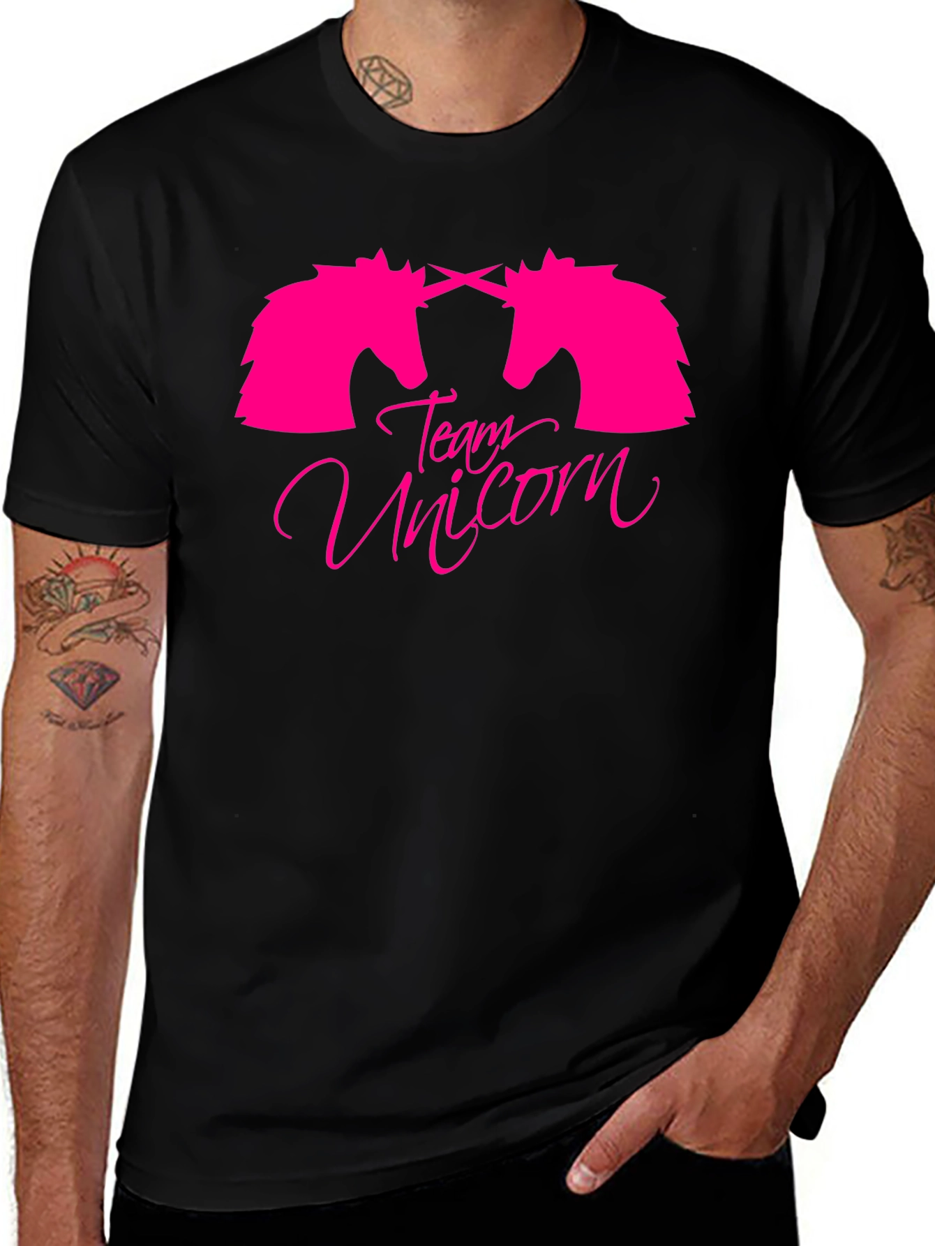 Variant 6 of Team Unicorn Graphic T-Shirt