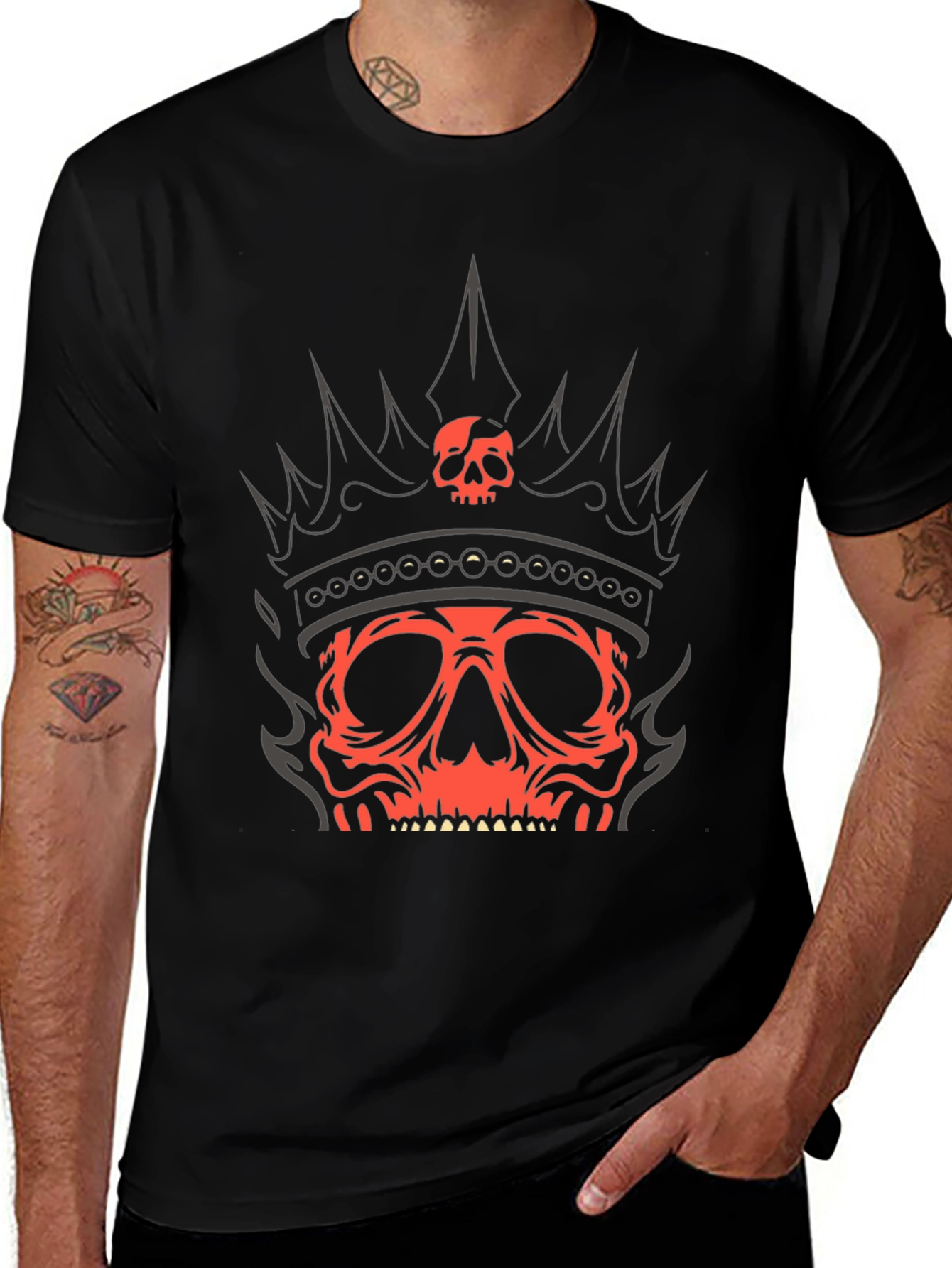 Variant 12 of Skull King Graphic T-Shirt