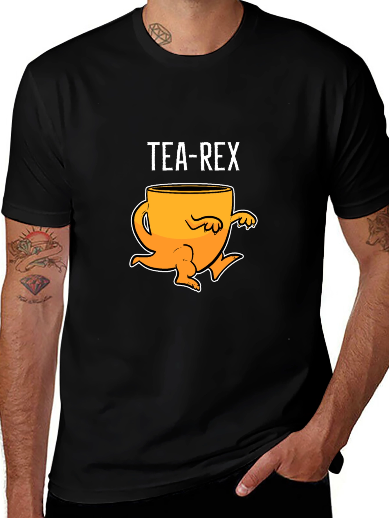 Variant 21 of Tea Rex T-Shirt - Funny Dinosaur Pun Tee