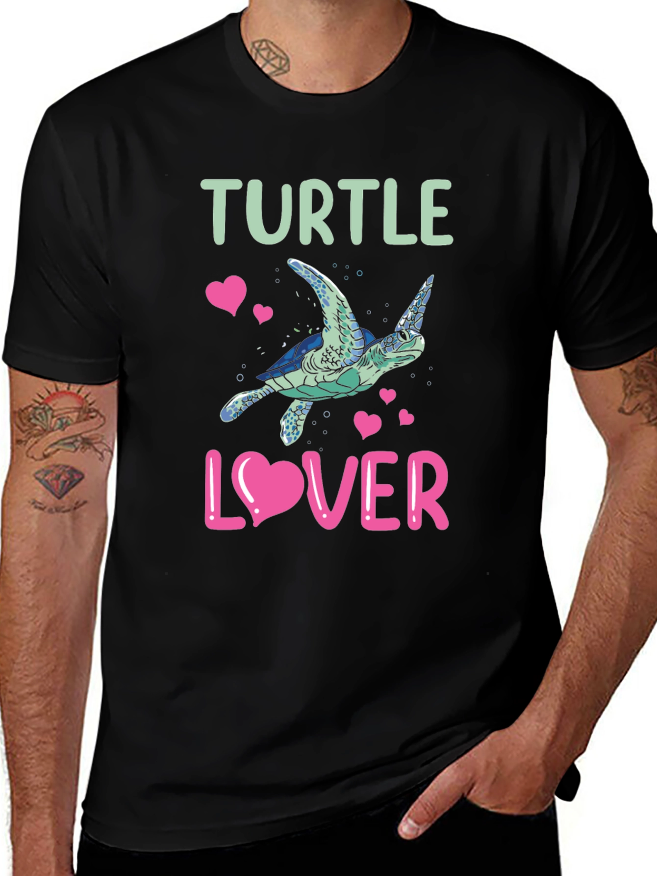 Variant 8 of Turtle Lover Graphic T-Shirt