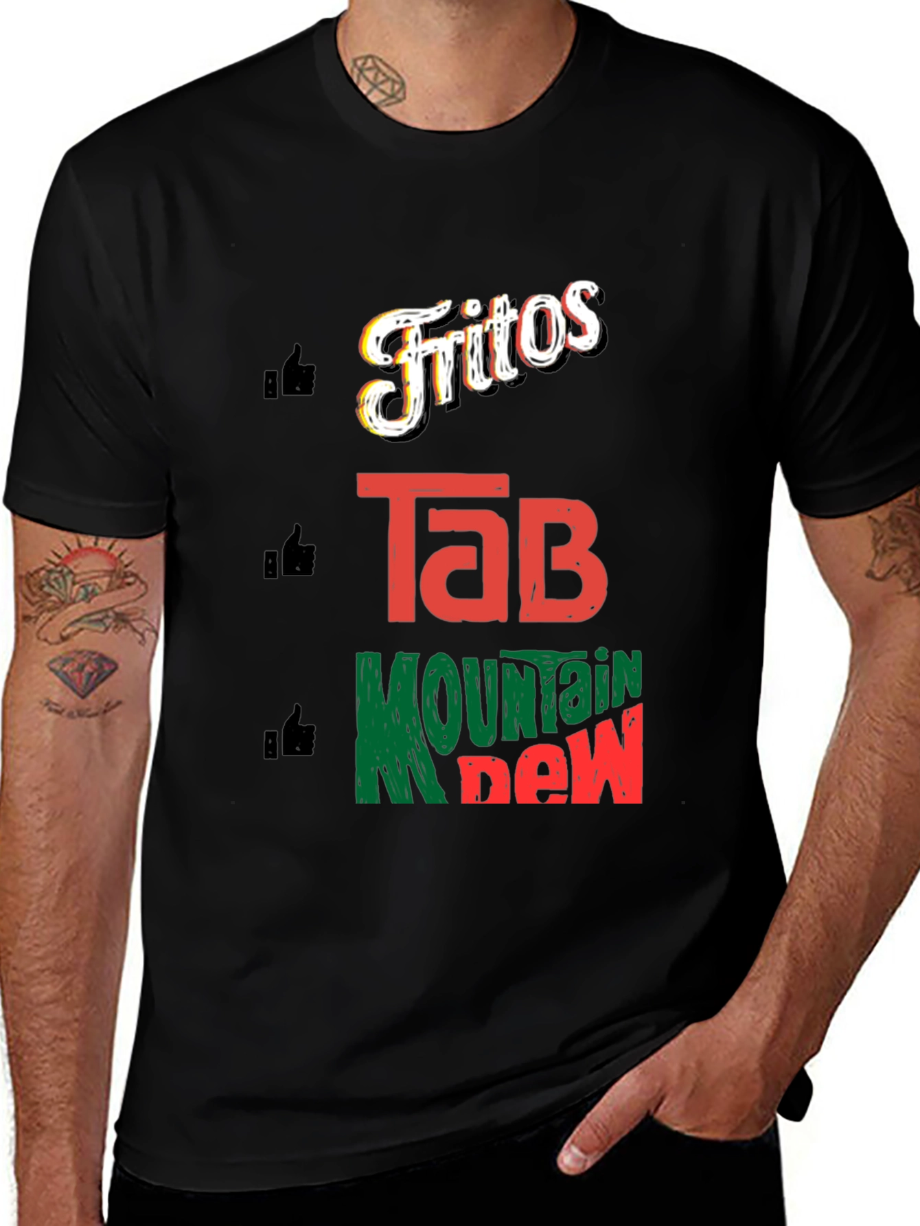 Variant 4 of Fritos Tab Mountain Dew Graphic Tee