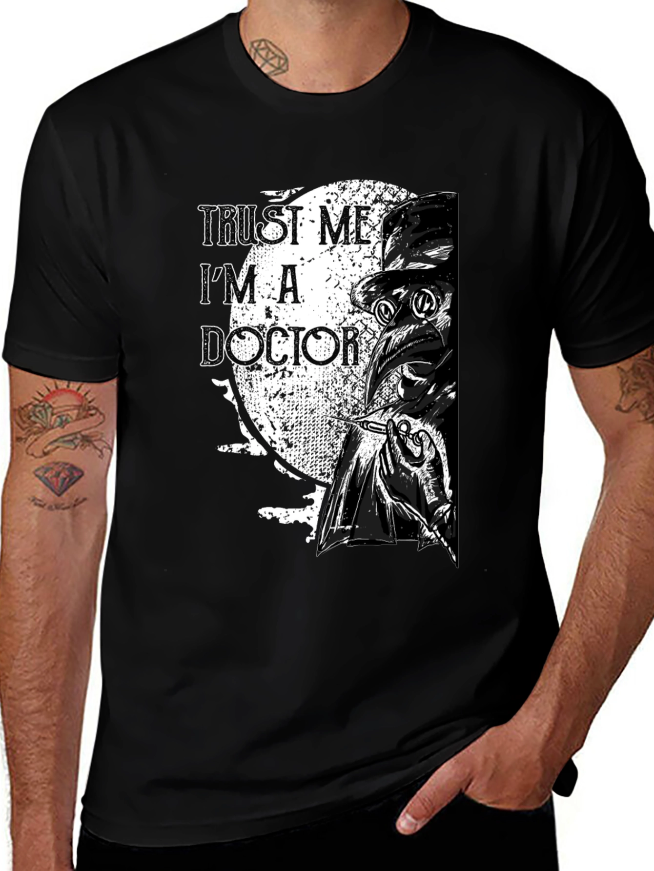 Variant 8 of Trust Me I'm A Doctor Plague Doctor T-Shirt 