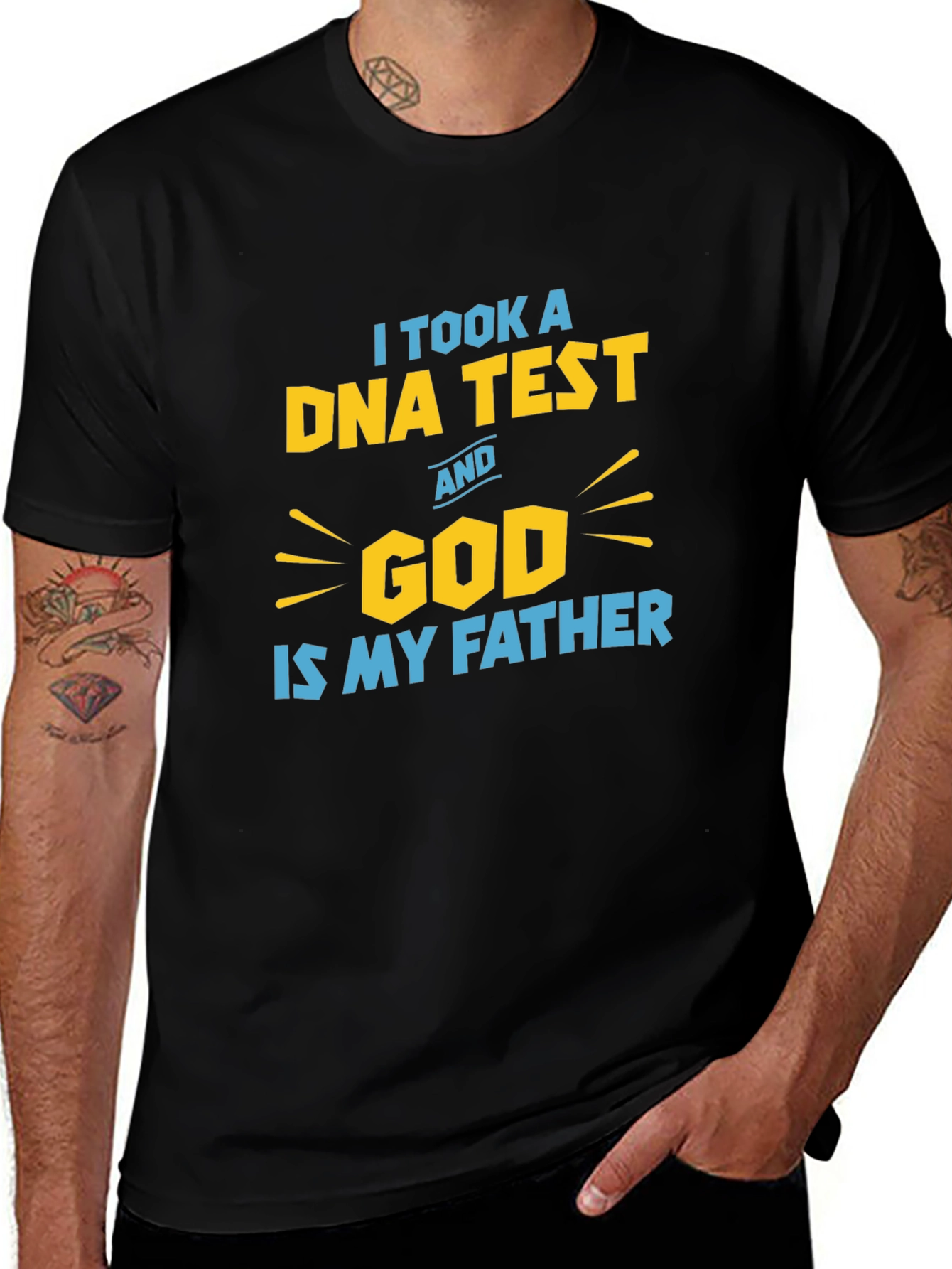 Variant 2 of I Took a DNA Test God Father T-Shirt