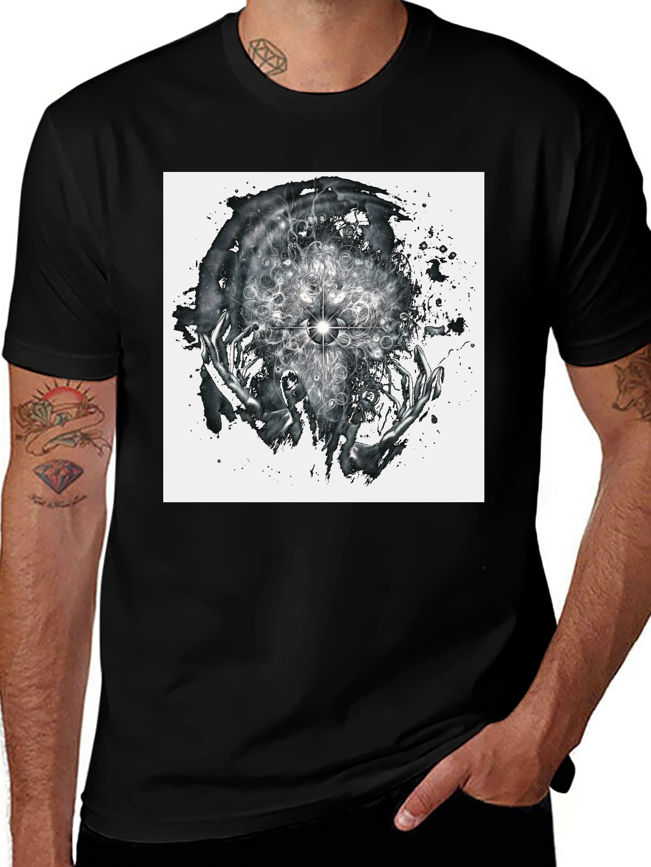 Variant 20 of Esoteric Black Graphic Tee