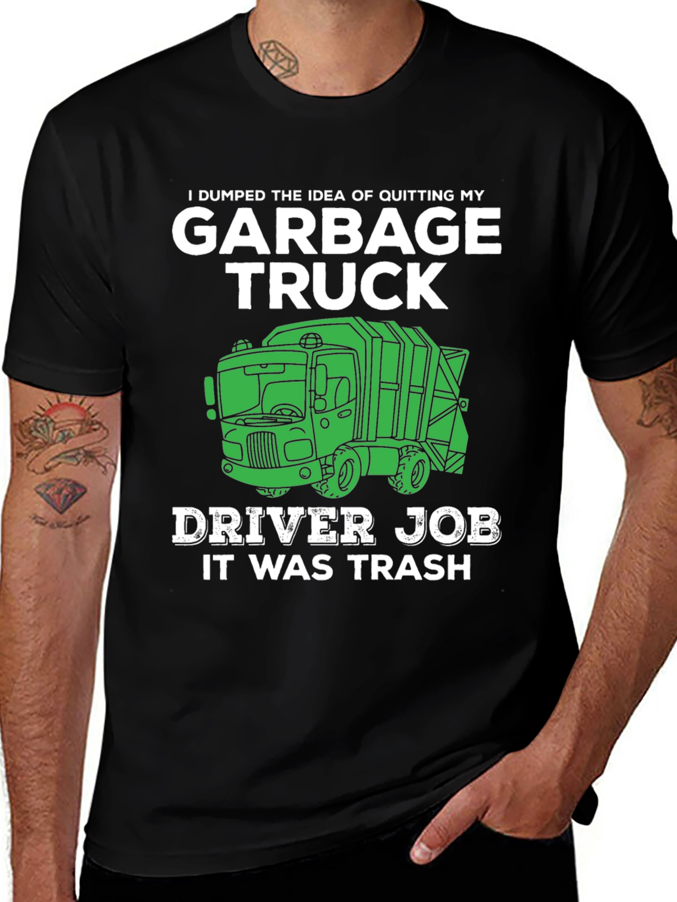 Variant 3 of Garbage Truck Driver Funny T-Shirt