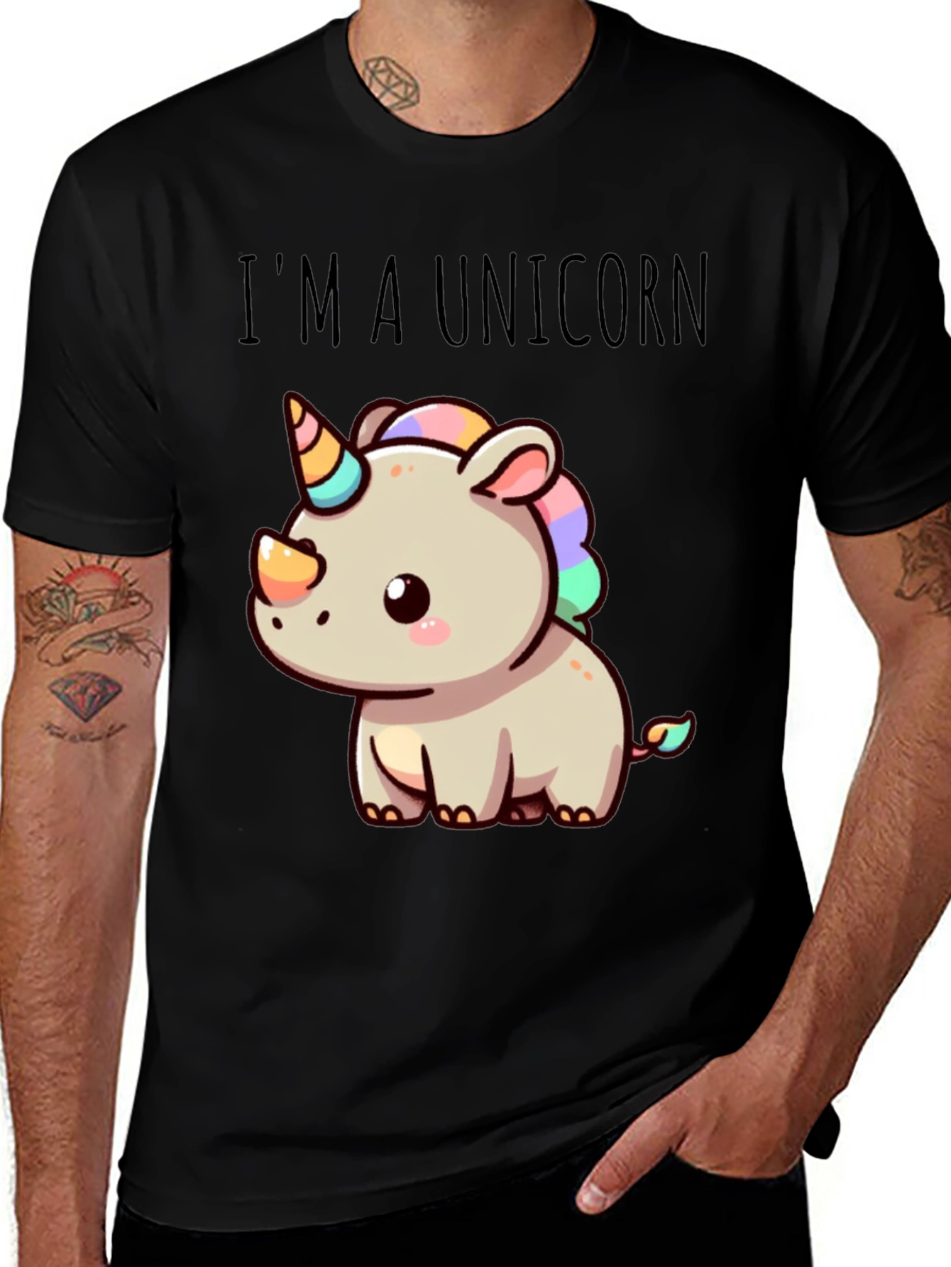 Variant 9 of Cute Unicorn T-Shirt - I'm a Unicorn Tee