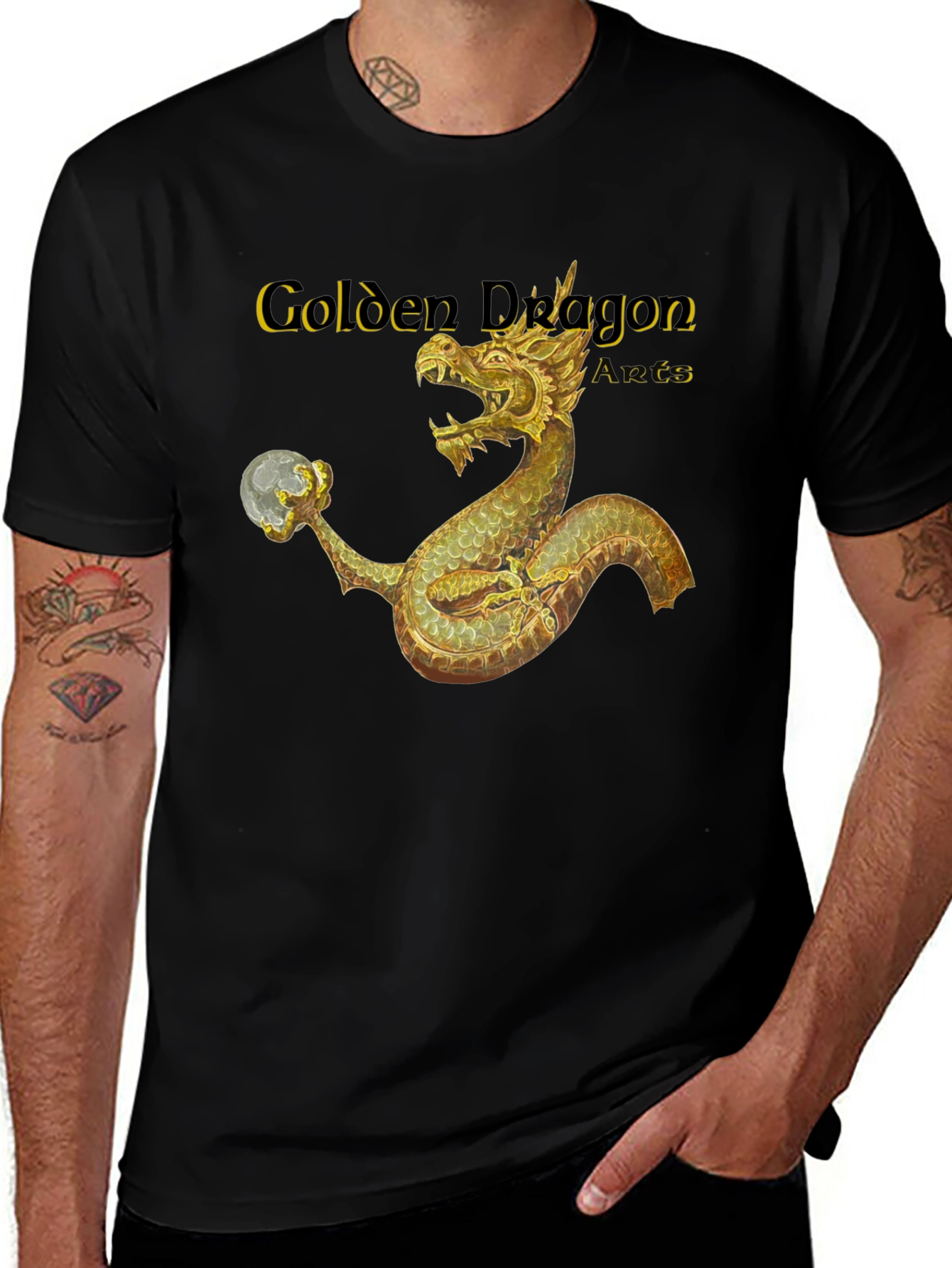 Variant 5 of Golden Dragon Arts T-Shirt