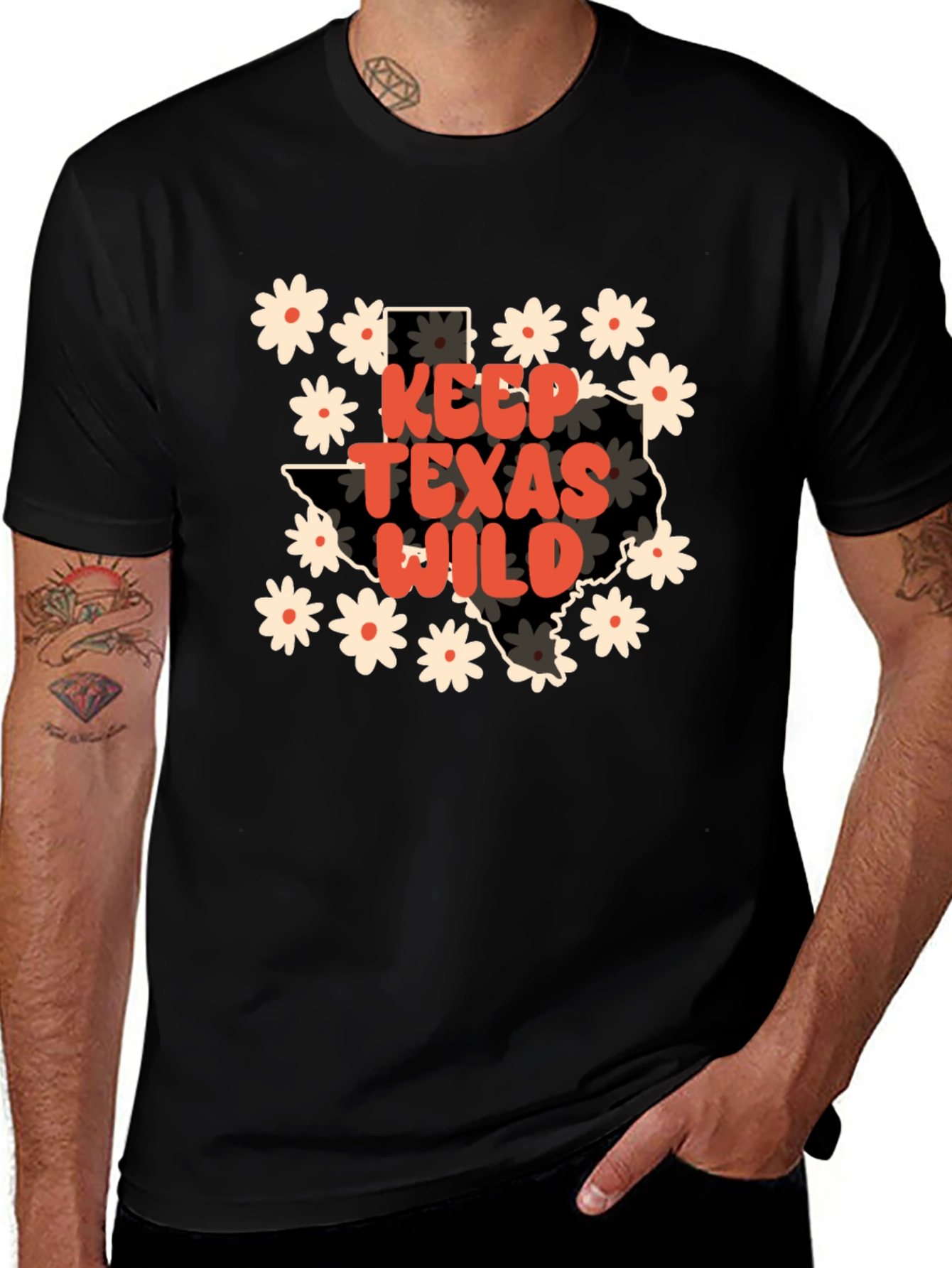 Keep Texas Wild Graphic T-Shirt
