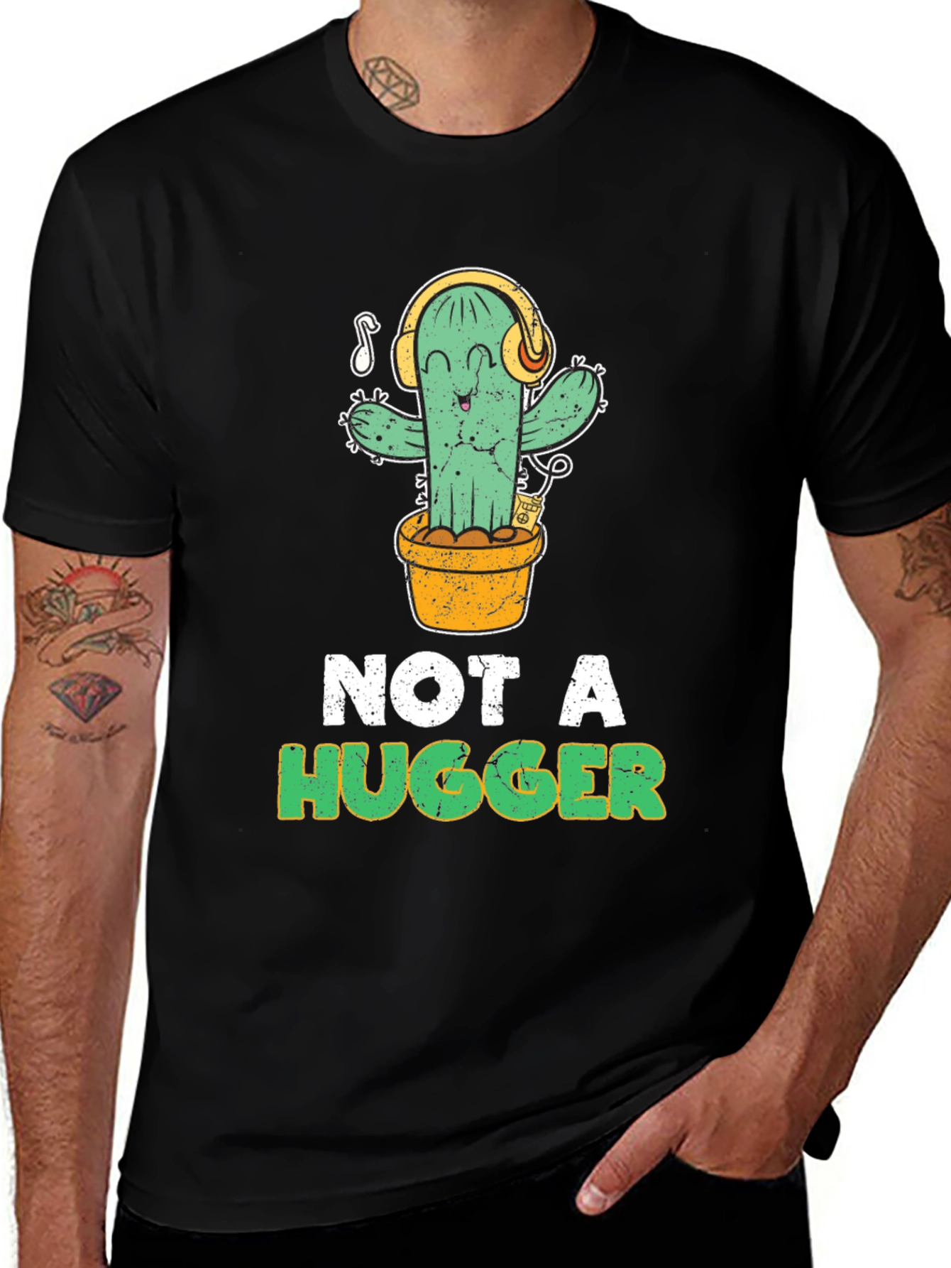 Variant 25 of Not a Hugger Cactus T-Shirt