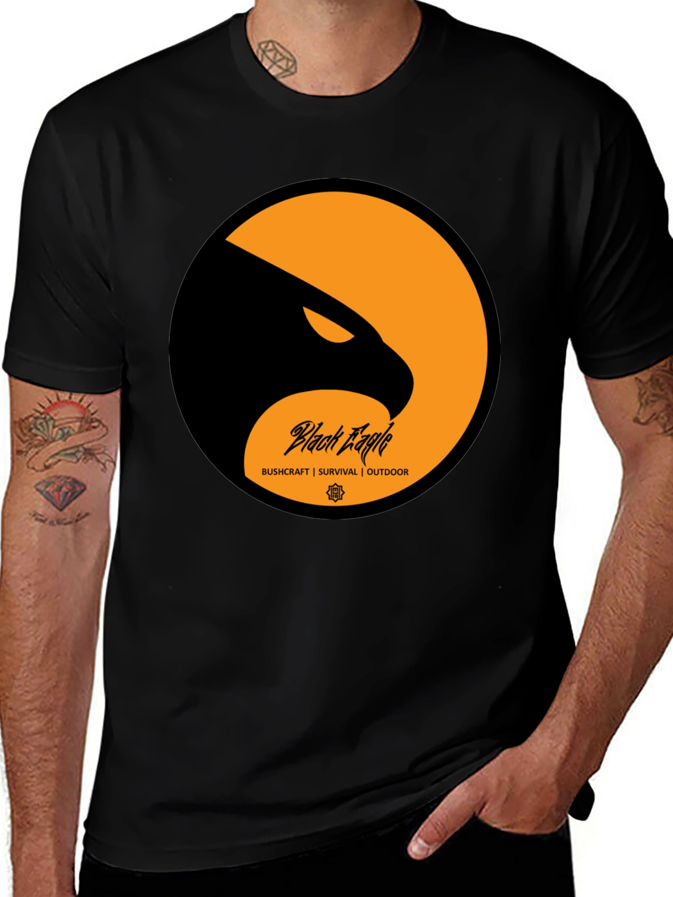 Variant 5 of Black Eagle Bushcraft T-Shirt