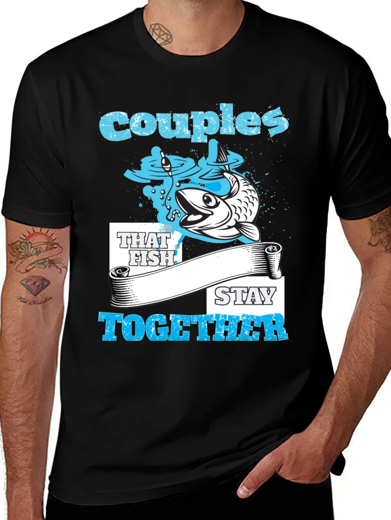 Variant 29 of Couples That Fish Stay Together T-Shirt