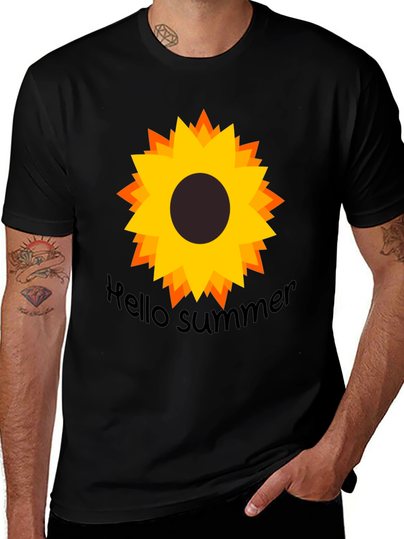 Variant 11 of Sunflower "Hello Summer" Graphic Tee