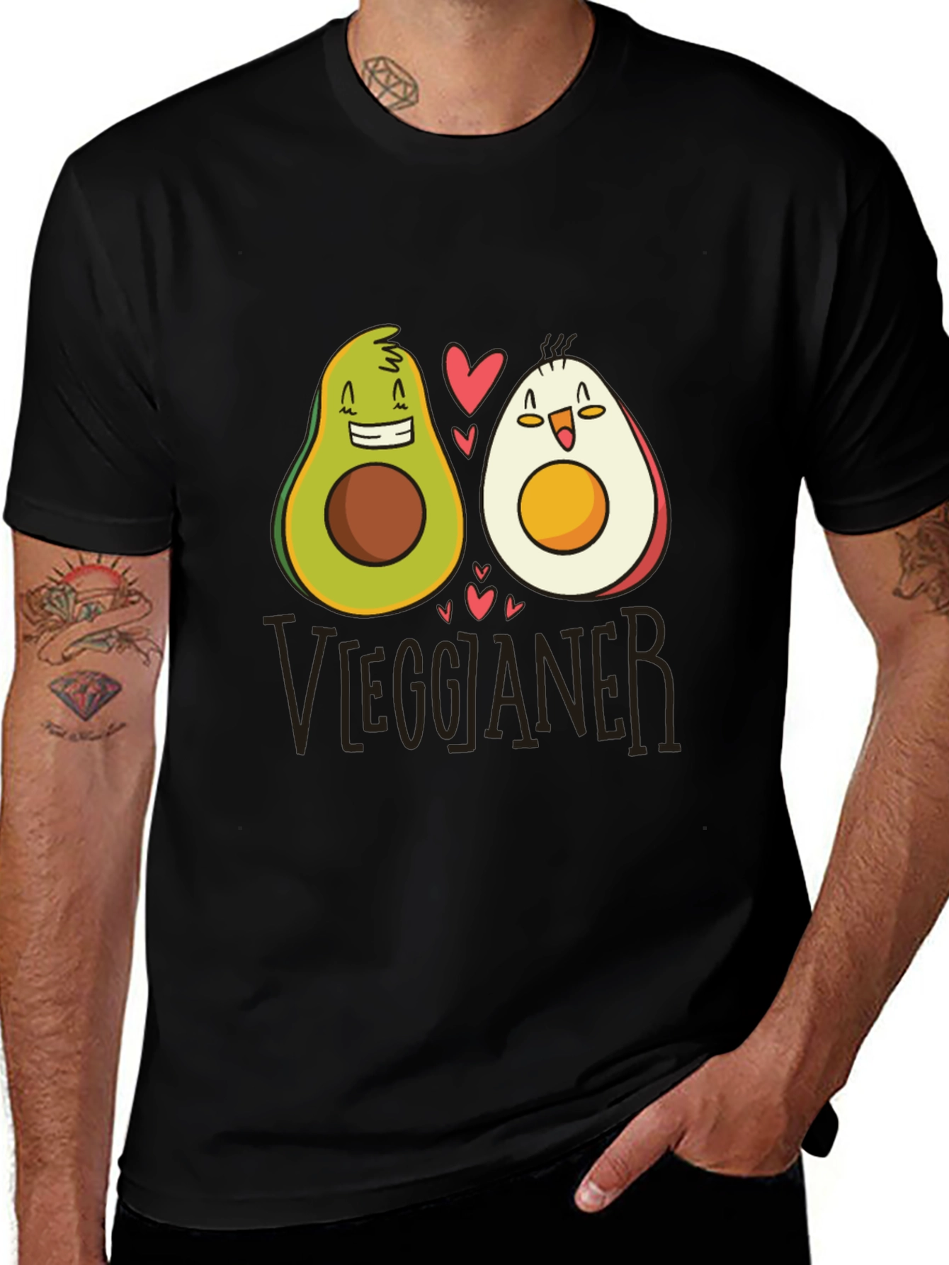 Variant 3 of Avocado & Egg Couple Graphic Tee