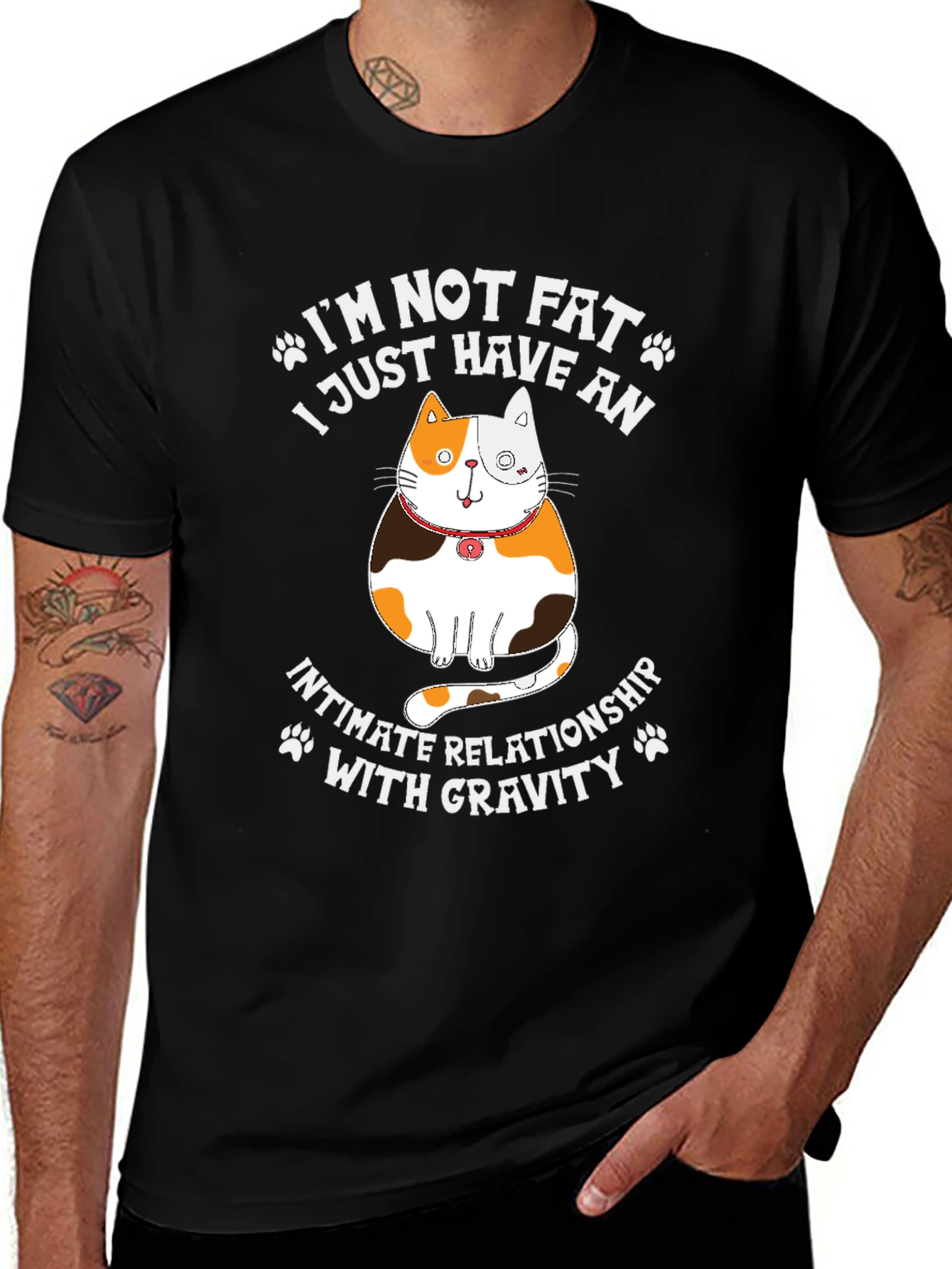 Variant 29 of I'm Not Fat Just Have an Intimate Relationship with Gravity T-Shirt