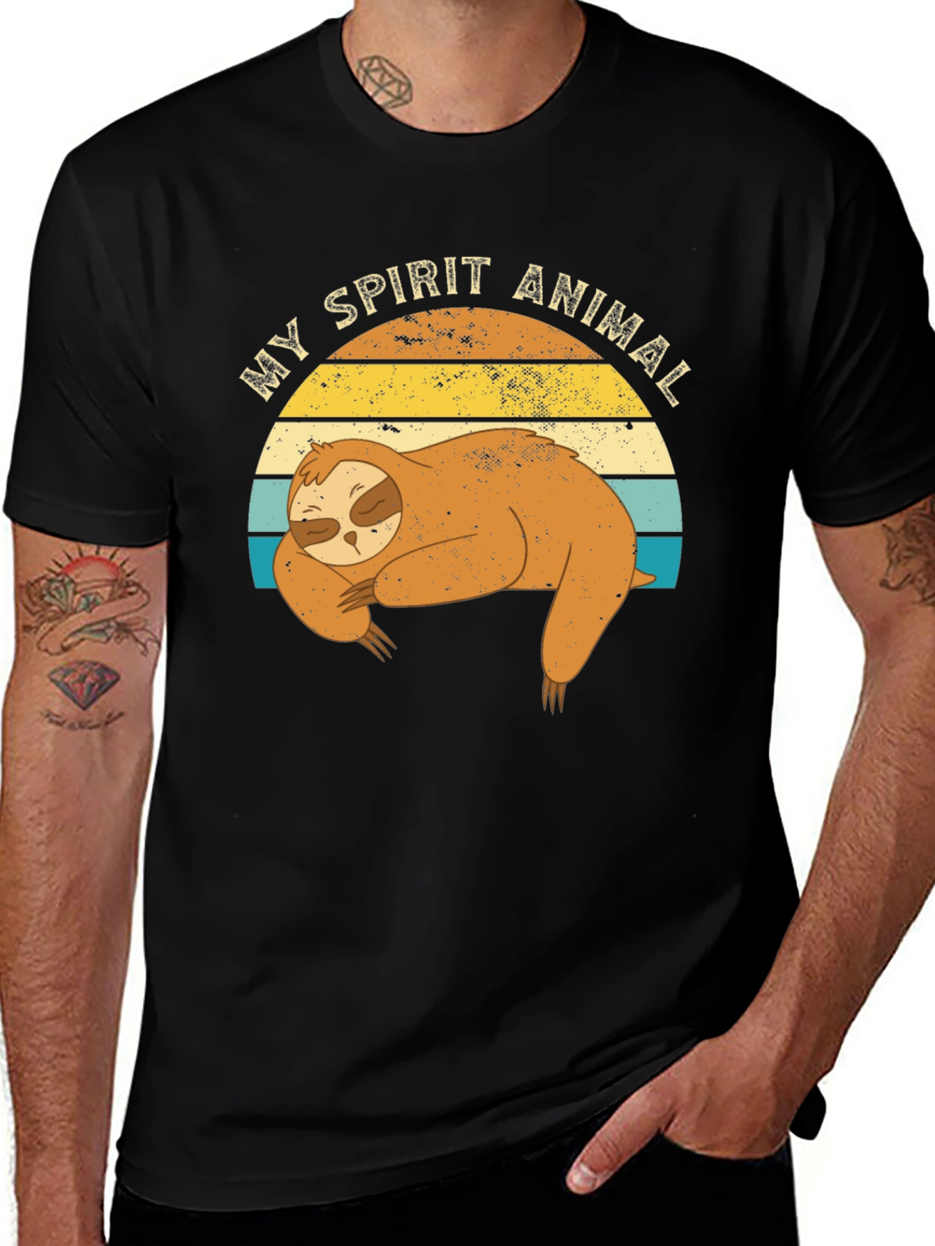 Variant 15 of My Spirit Animal Sloth Graphic Tee